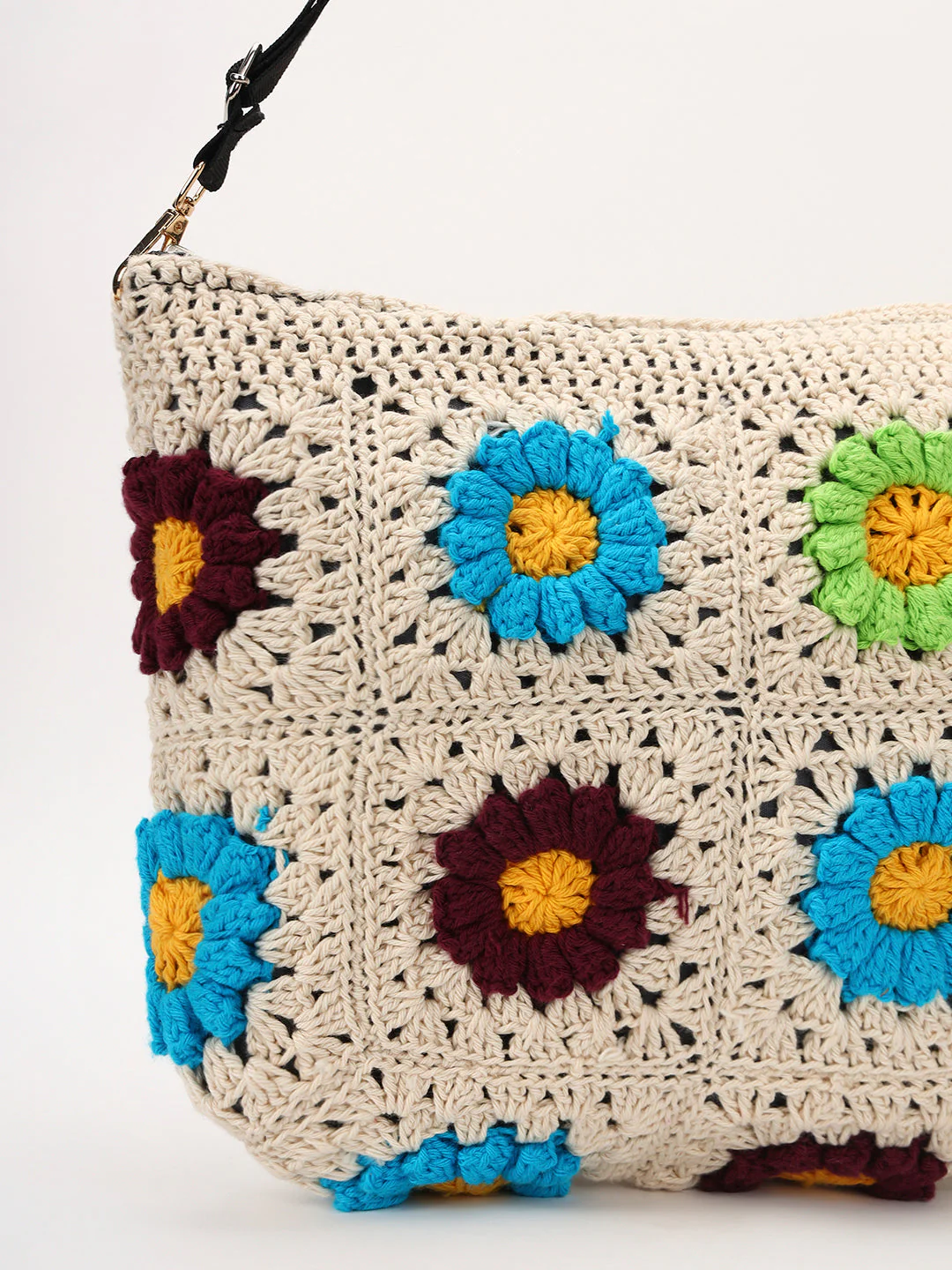 Slate Daisy Handmade Pouch - Image 5