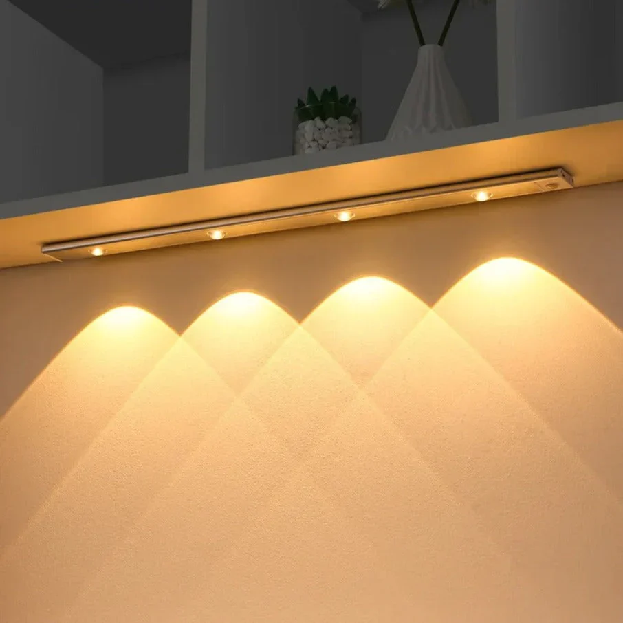 Sleek: USB-C Rechargeable LED Panel Light with PIR Motion Sensor, Mountable Light for Wardrobes, Stairs & Kitchen Shelves with 3 Colour Modes, Dimmable Brightness & Easy Slide-in Bracket - Image 24
