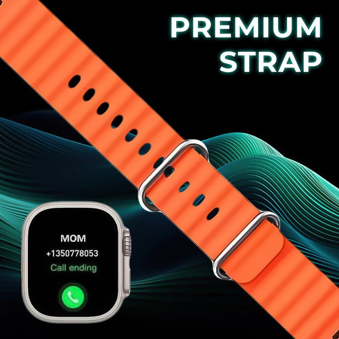 Smart Ultra Watch || 2.19-inch Display || 100+ Sports Modes || Customizable Watch Faces || Metal Shield - Image 8