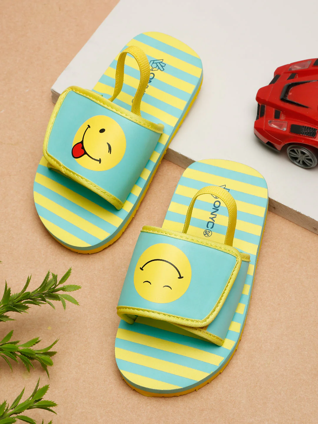 Smileys Sliders/Flipflops With Adjustable Strap & Back Support (Unisex) - Image 19