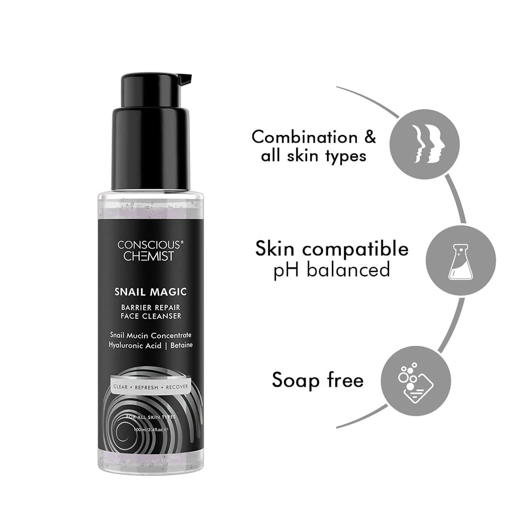 Snail Mucin Cleanser | Hydration & Barrier Repair | 100 ml | BS - Image 8