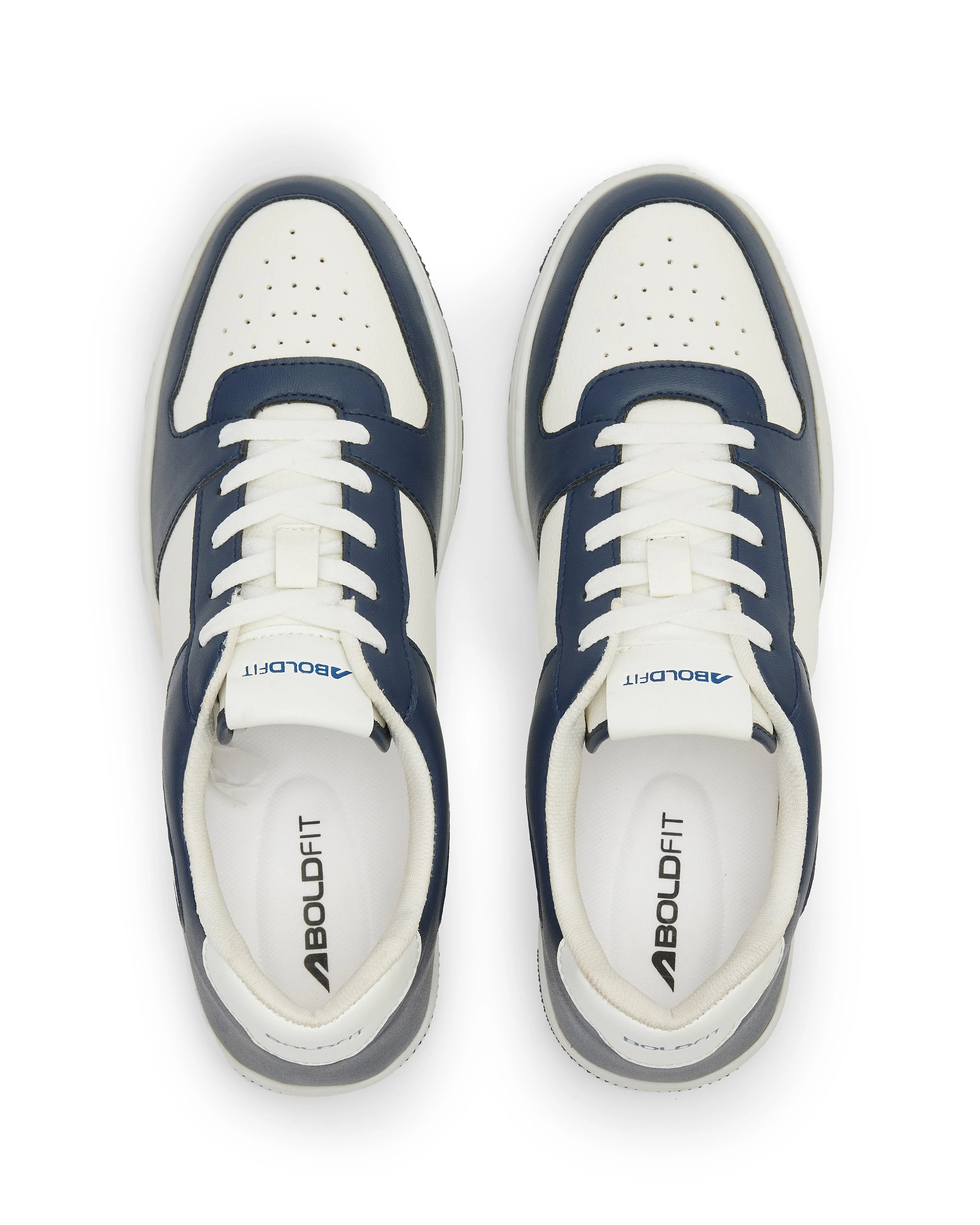Sneakers shoes for men Zeon Navy White - Image 3