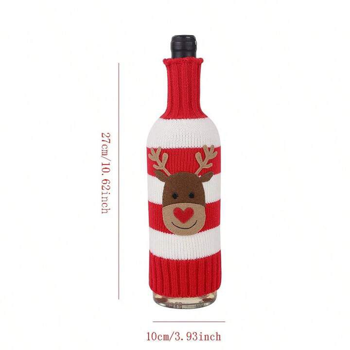 SNOWMAN WINE BOTTLE COVER(SET OF 2) - Image 4