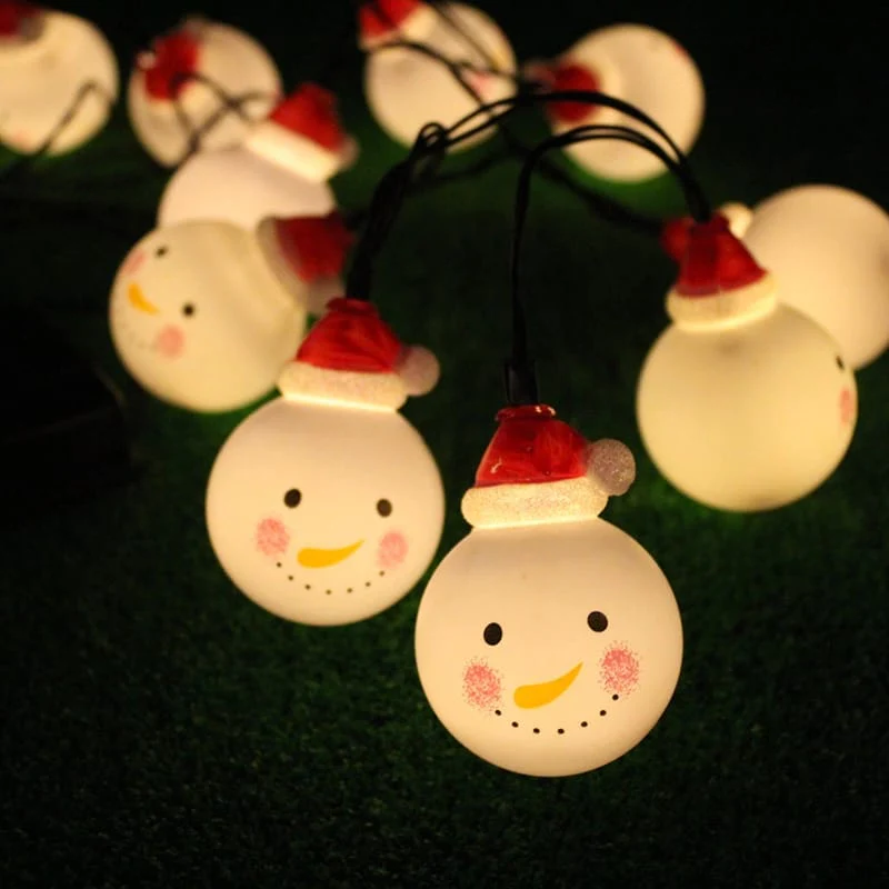 Snowmen Christmas String decorative light - 10 hangings - Image 4
