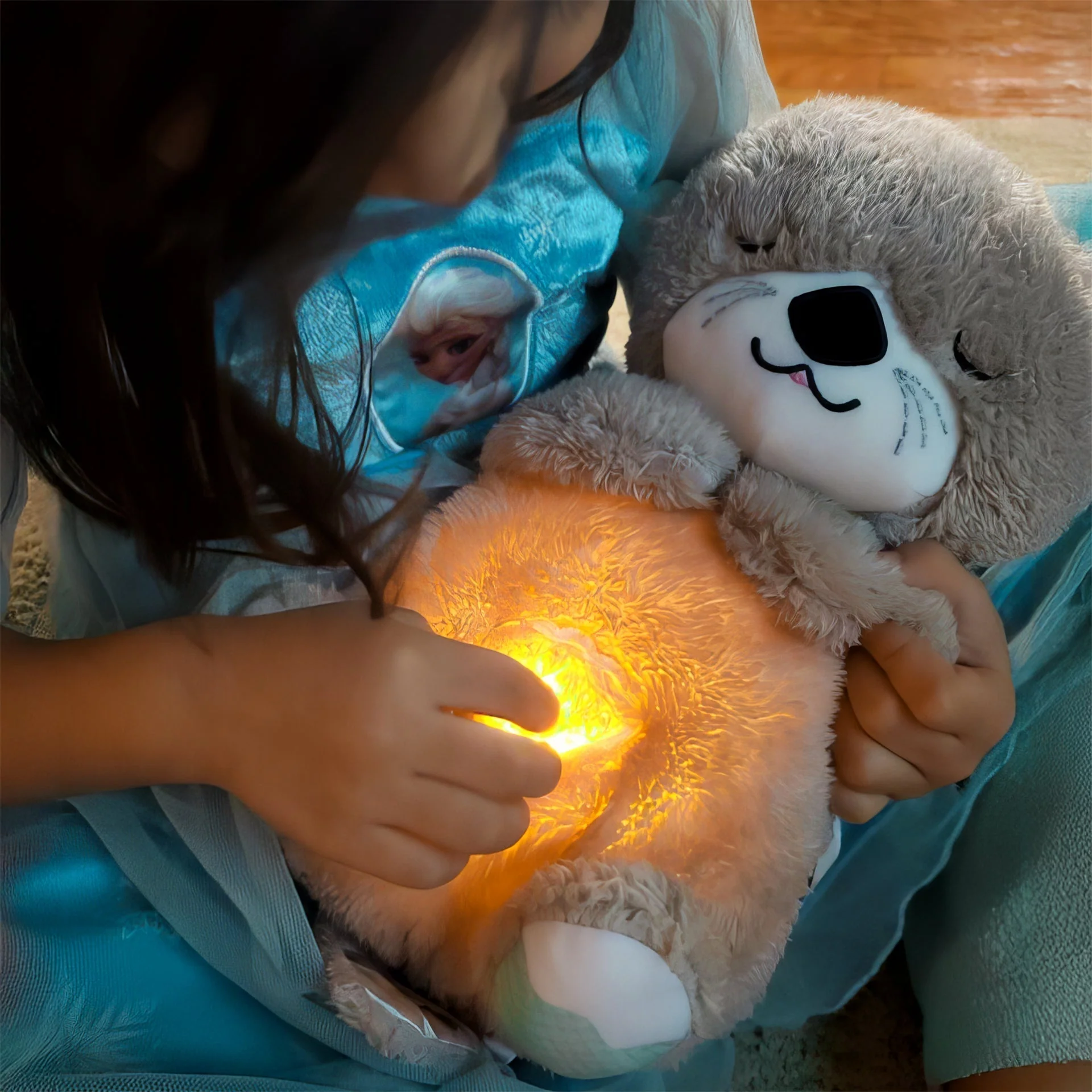 Snugsy: Soothing Viral Plush Teddy with Gentle Breathing Motion, Night Light & Music – Soft Cuddly Sleep Companion - Image 8