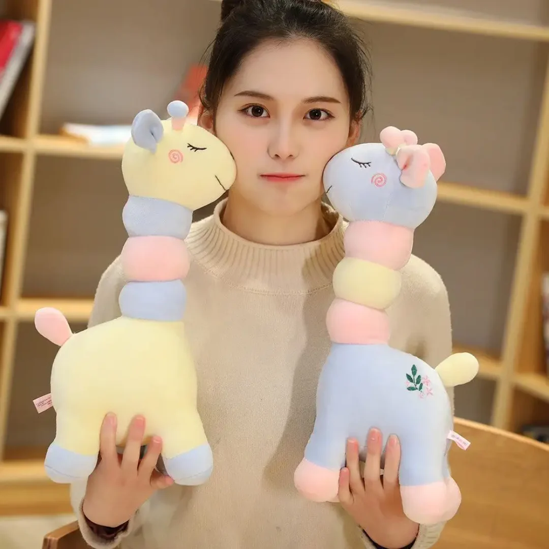 Soft Plush Giraffe Toy in Pastel color – Perfect Adorable Gift for Babies and Kids - Image 3