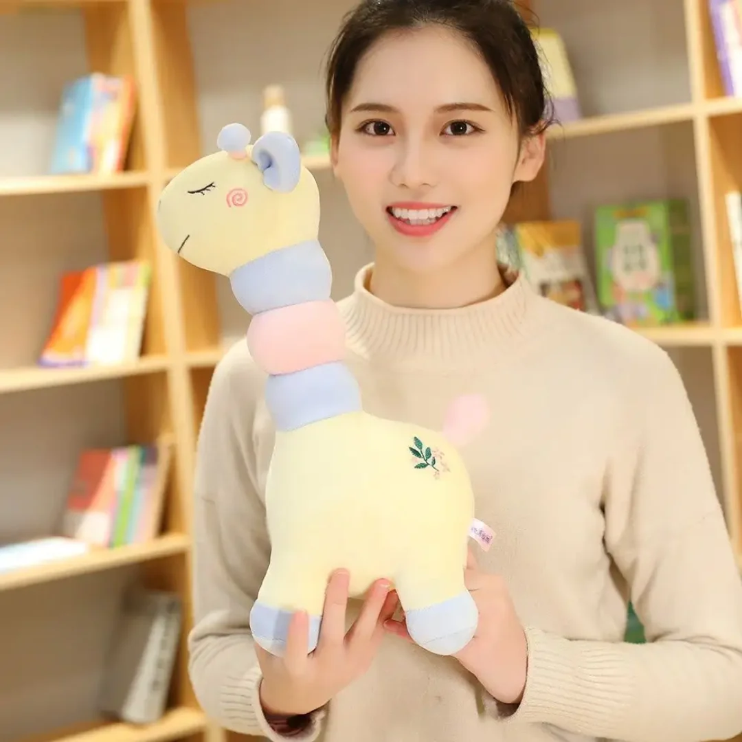 Soft Plush Giraffe Toy in Pastel color – Perfect Adorable Gift for Babies and Kids - Image 4