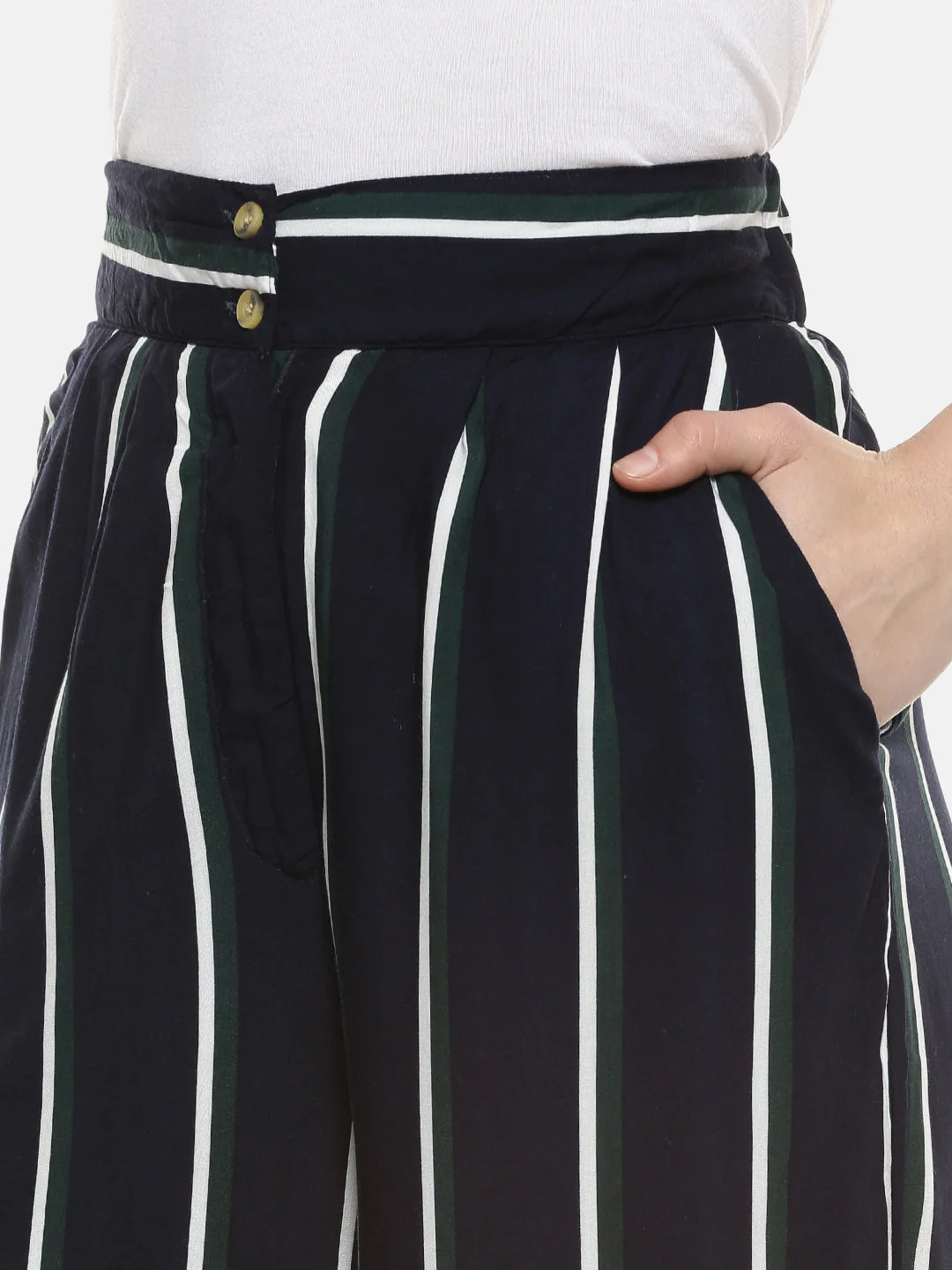 Solid Casual& Party Wear Trousers - Image 4