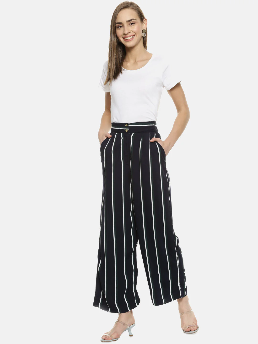 Solid Casual& Party Wear Trousers - Image 5