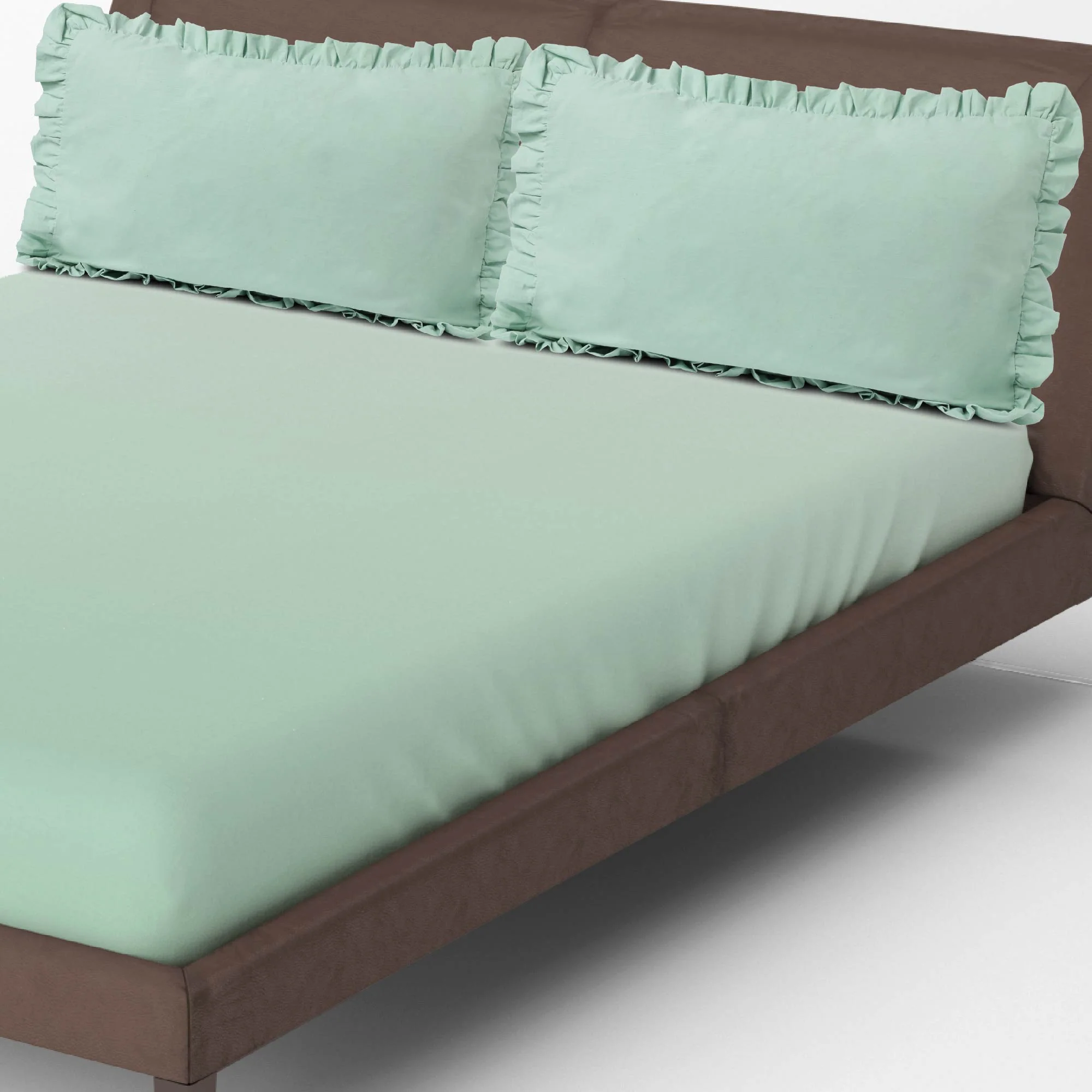 Solid Colour 100% Cotton, 270 Tc King Bedsheet - Image 7