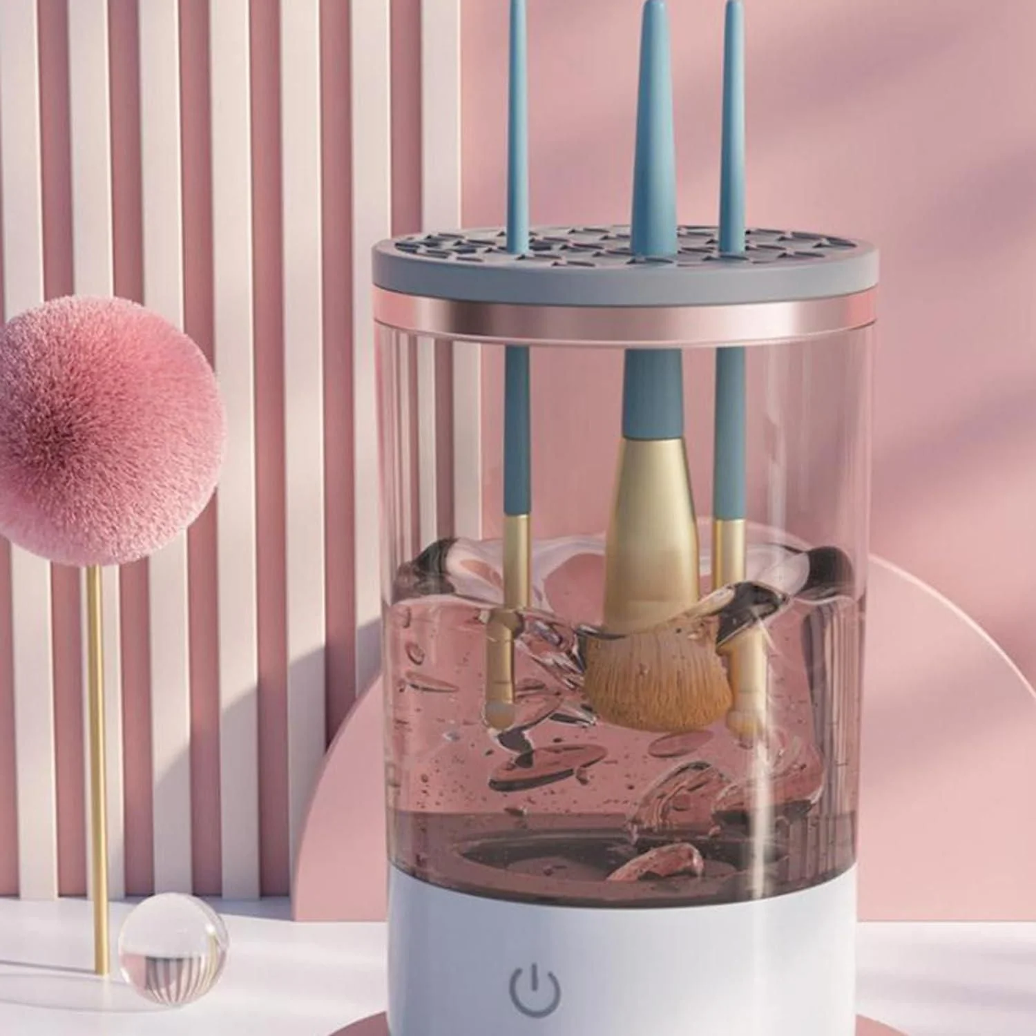 Sonic: Automatic Electric Makeup Brush Cleaner & Spinner for Quick & Deep Cleaning of All Brush Sizes - Image 5