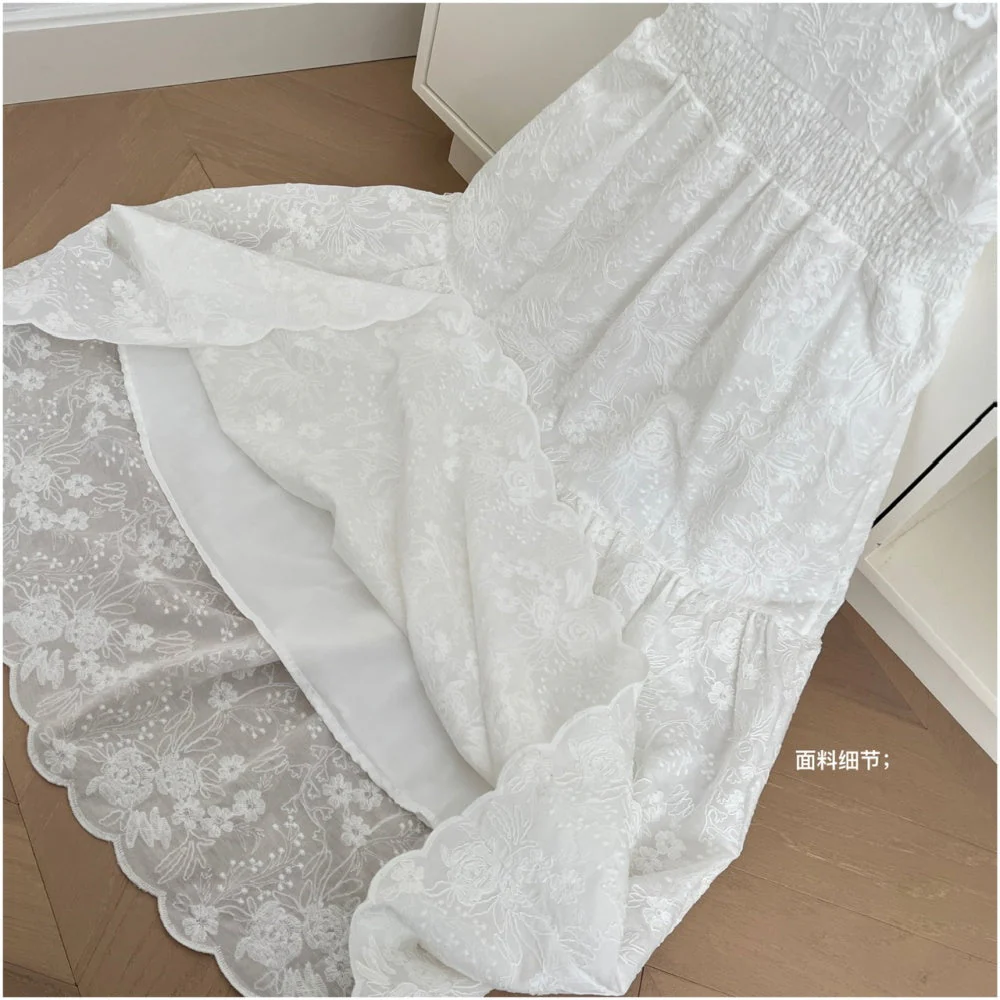 Sophie Lace Detail Maxi Dress - Image 5