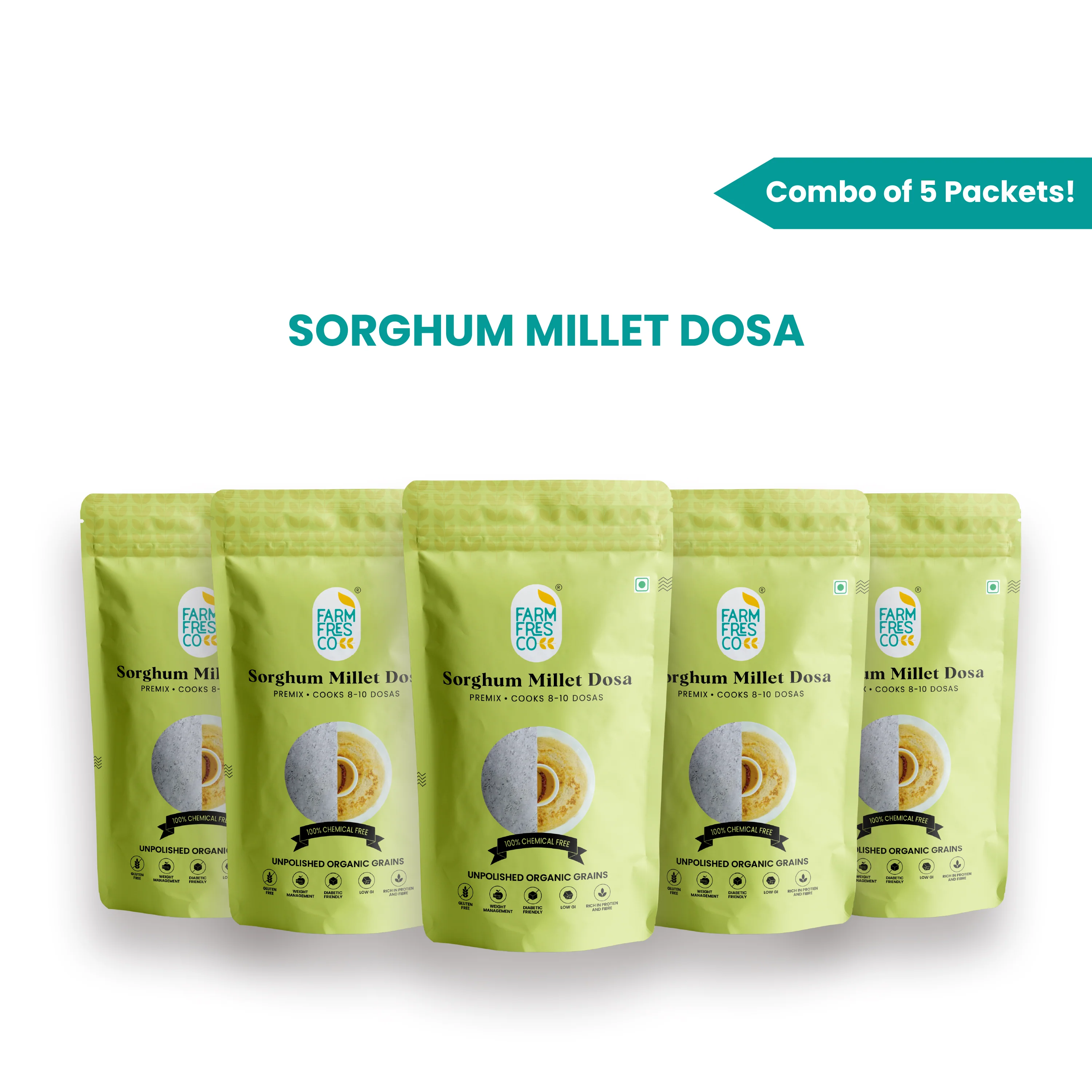 Sorghum Millet Dosa (Jowar Dosa) | 165g, Pack of 1 - Image 14