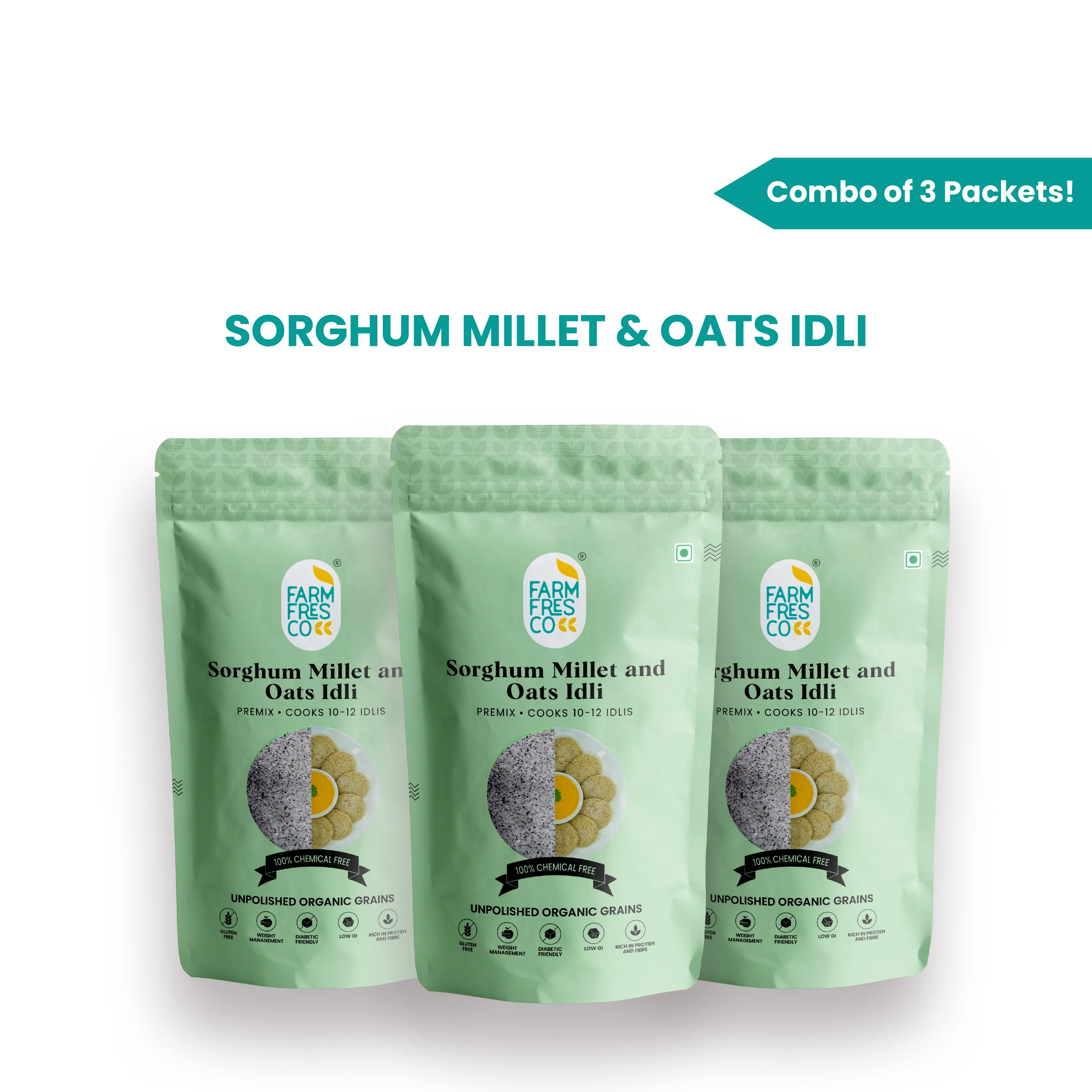 Sorghum & Oats Idli (Jowar & Oats Idli) | 165g, Pack of 1 - Image 14