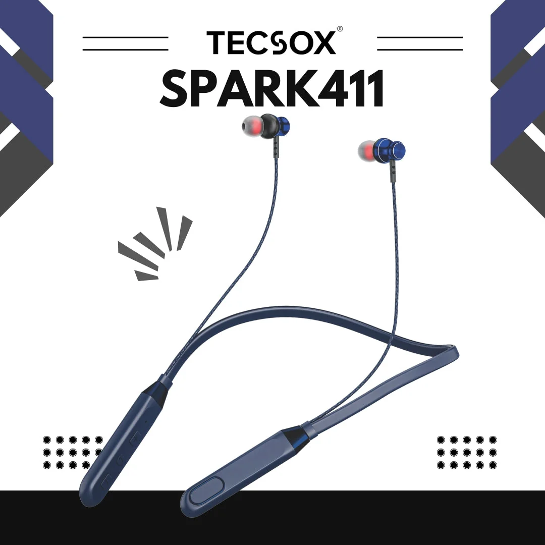 Spark411 Bluetooth Neckband | ENC | 30 Hr  | IPX Water Resistant - Image 4