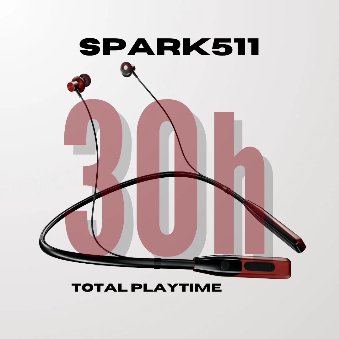 Spark511 Bluetooth Neckband | ENC | 30 Hr  | IPX Water Resistant - Image 8
