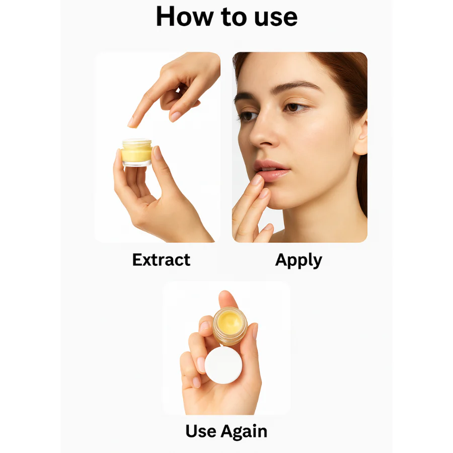 SPF 30 PA++ Brightening Lip Balm with Vitamin C & Hyaluronic Acid 5g | Sun Protection & Hydration - Image 7