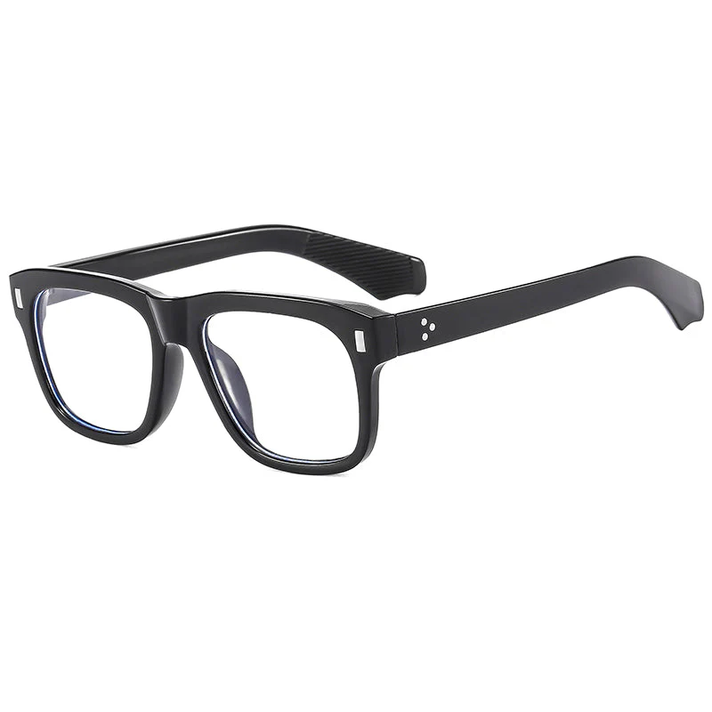 Spider Black Clear Rectangle Sunglasses - Image 7