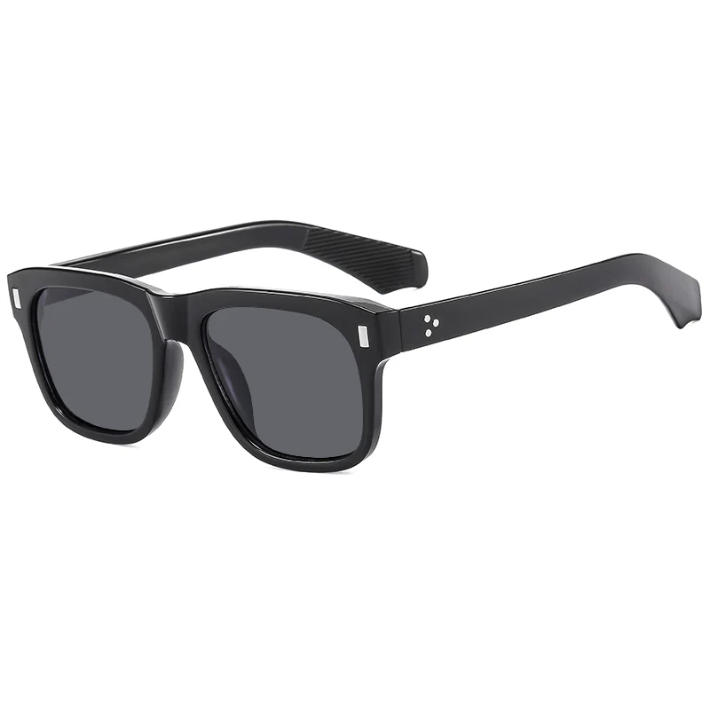 Spider Black Rectangle Sunglasses - Image 3