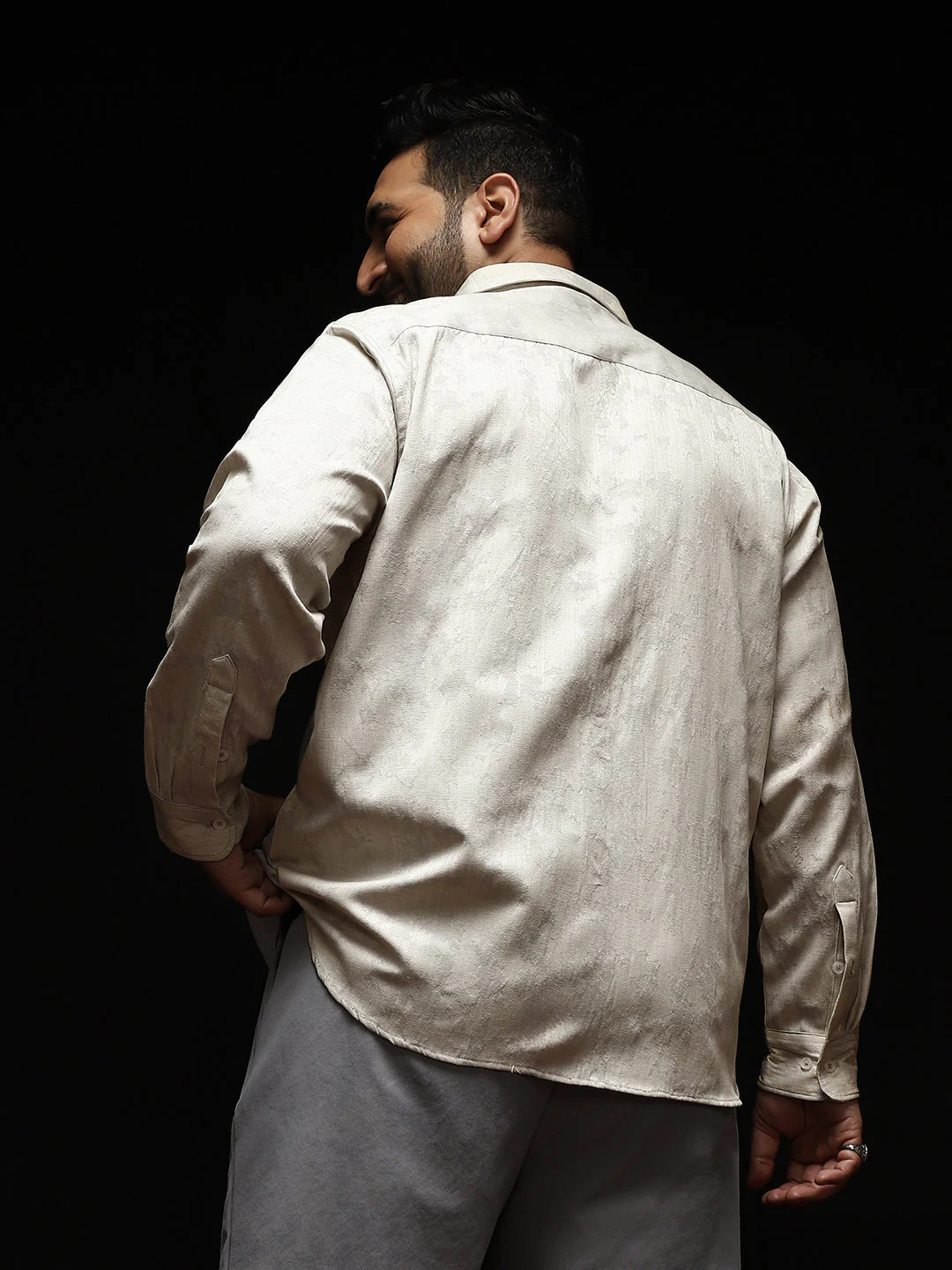 Splash-Jacquard Shirt - Image 4