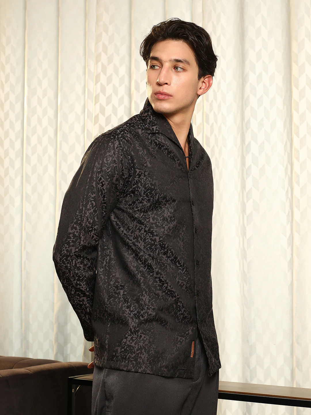 Splatter-Jacquard Shirt - Image 3
