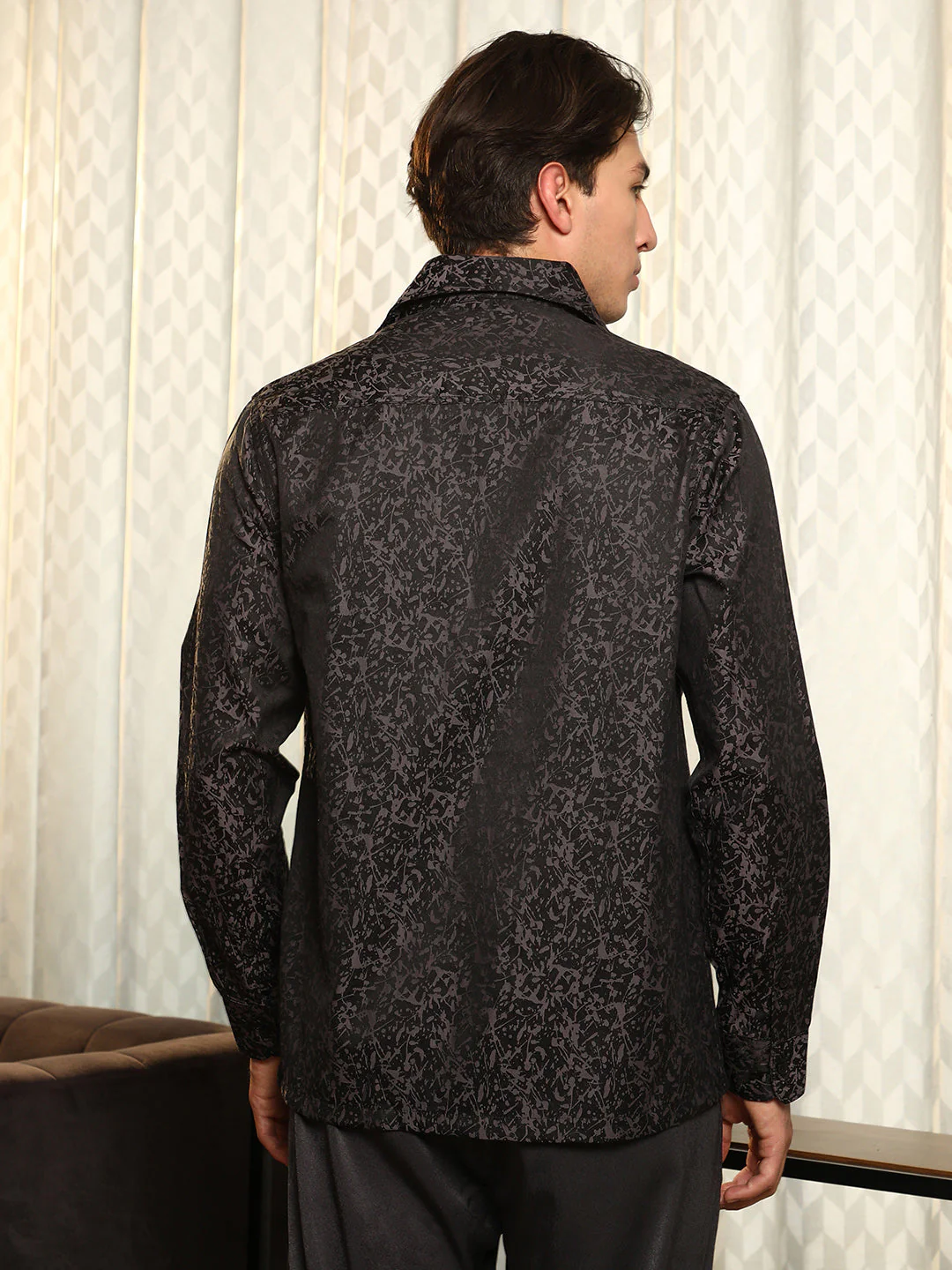 Splatter-Jacquard Shirt - Image 4