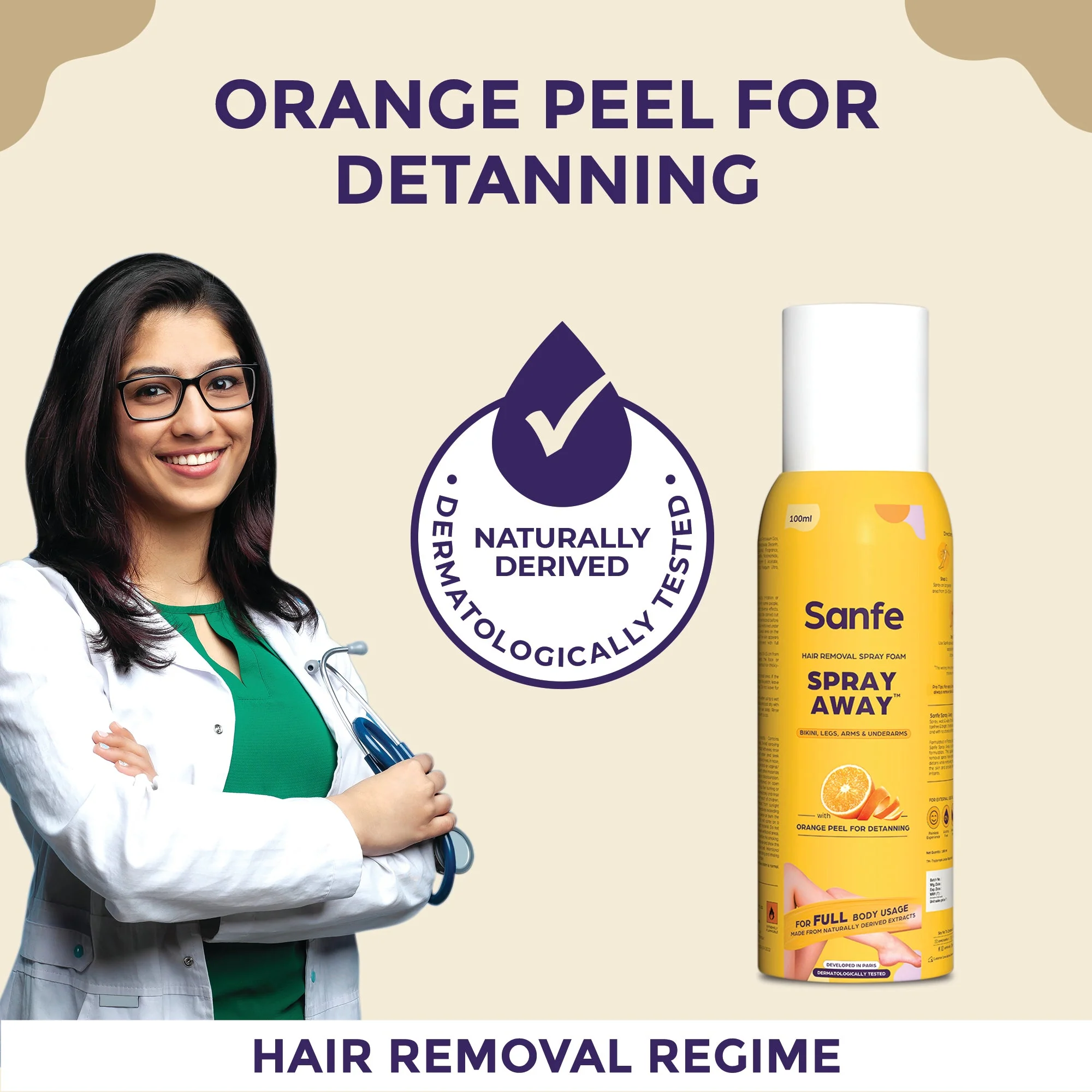 Spray Away Hair Removal Spray - 100ml - Image 9