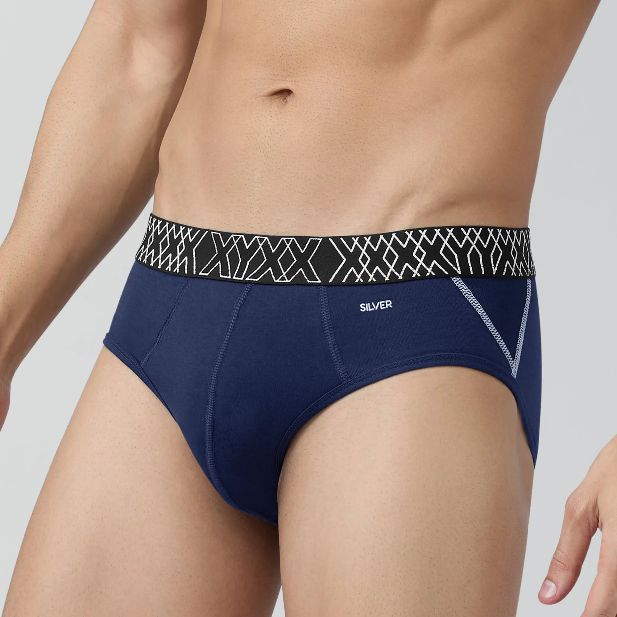Sprint Cotton Stretch Briefs Midnight Blue - Image 6