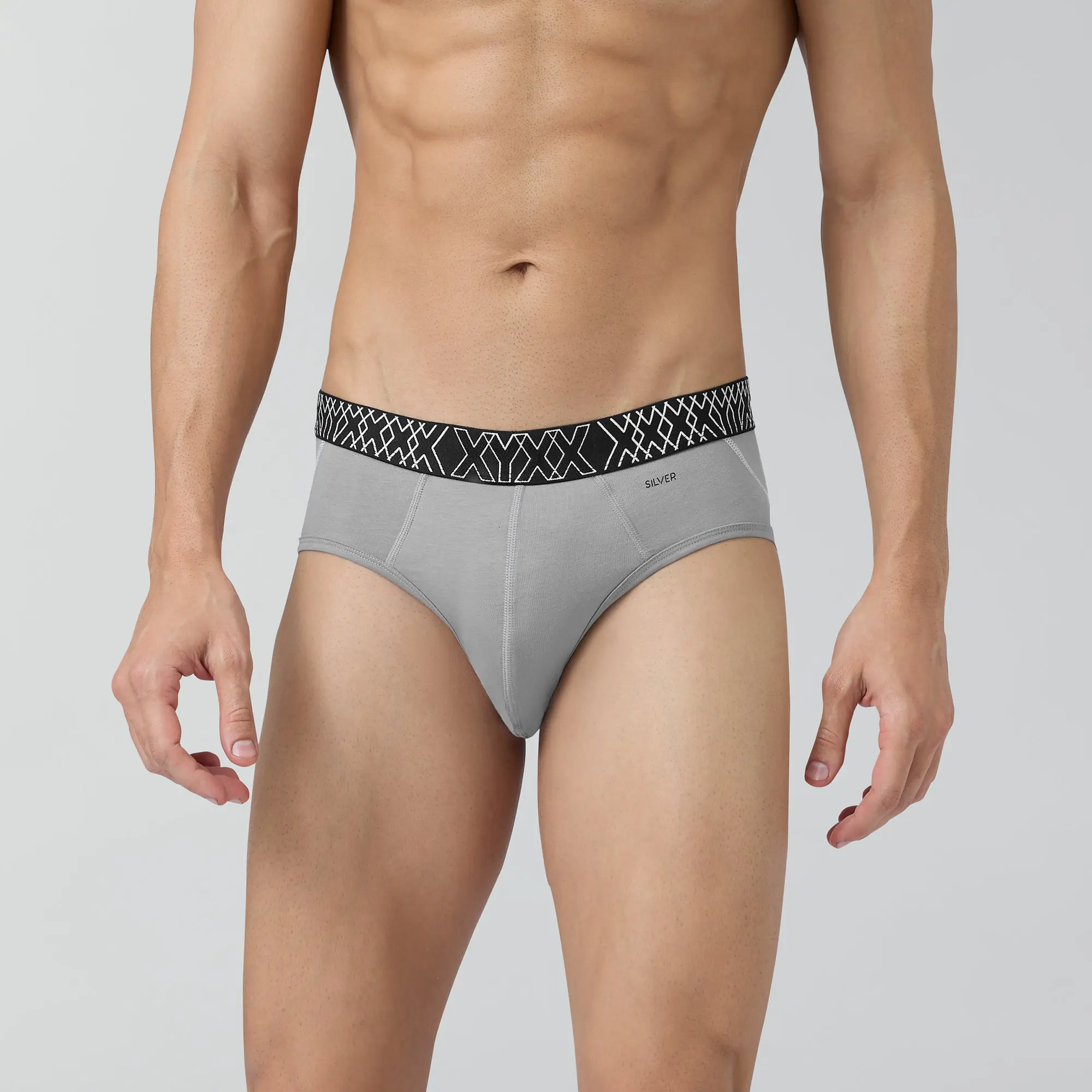 Sprint Cotton Stretch Briefs Opal Grey - Image 2