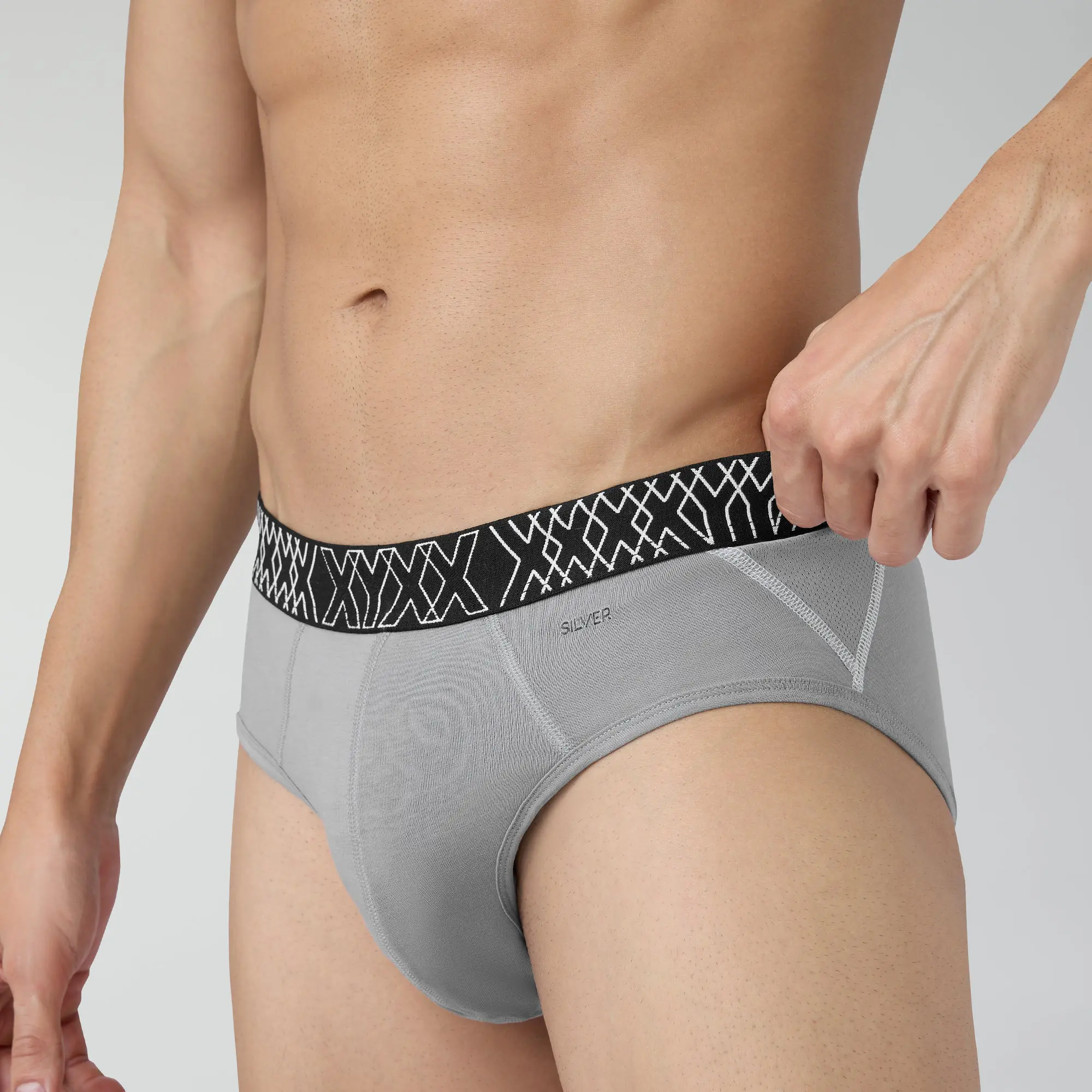 Sprint Cotton Stretch Briefs Opal Grey - Image 6
