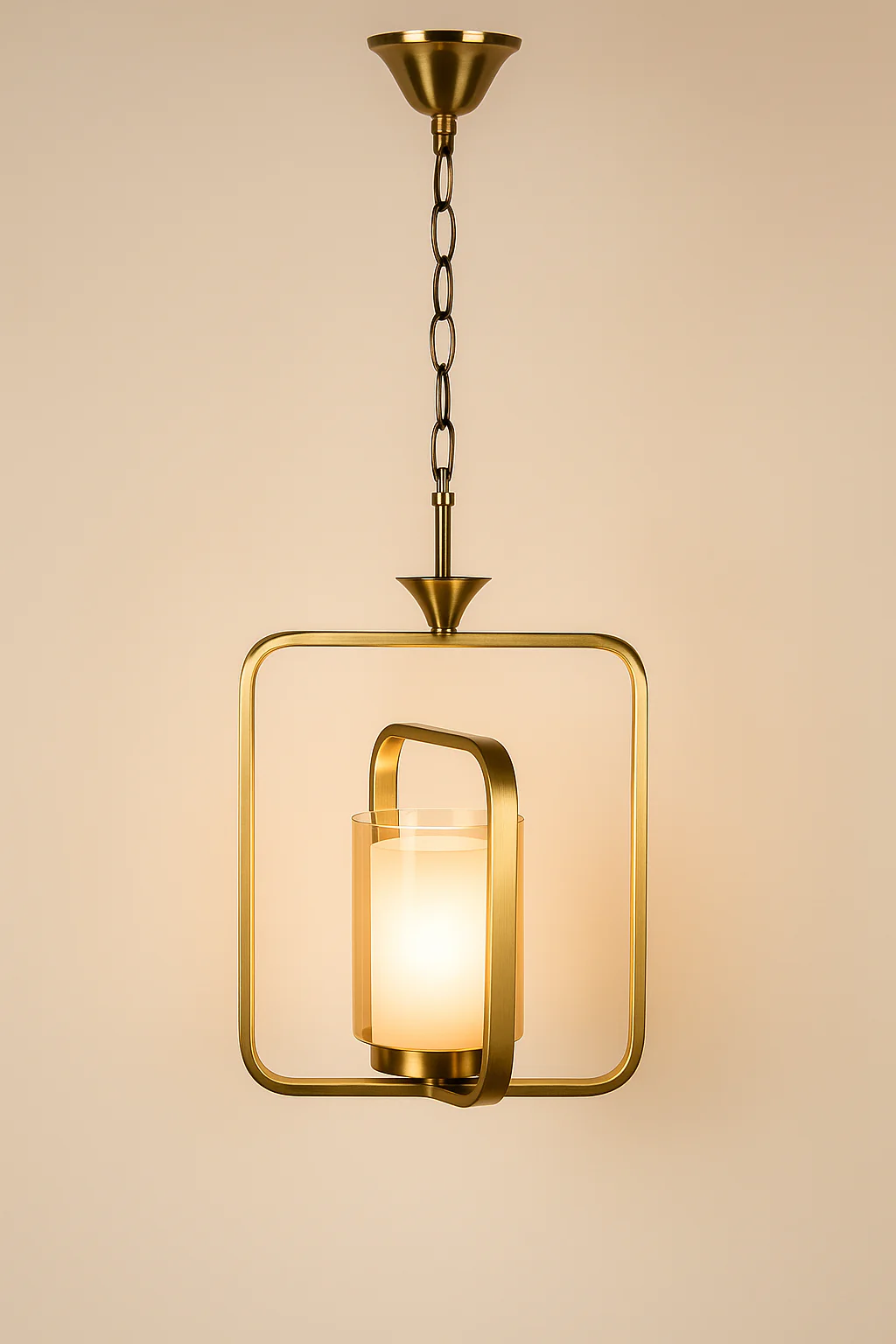 Square Metal Pendant Light - Image 6