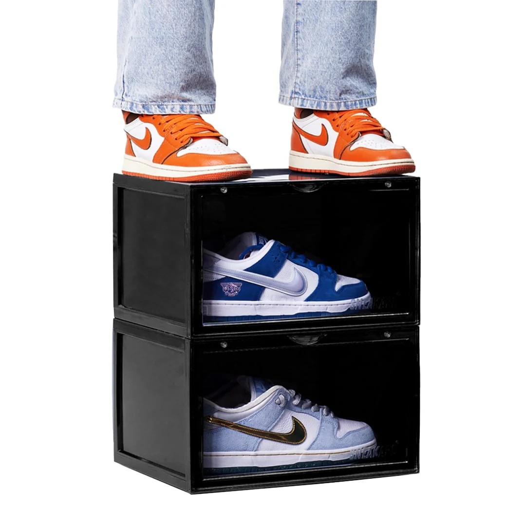 Stack'Em Sneaker Crates | Black (Side Drop) - Image 123