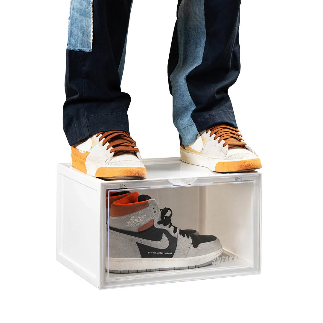 Stack'Em Sneaker Crates | White (Side Drop) - Image 16