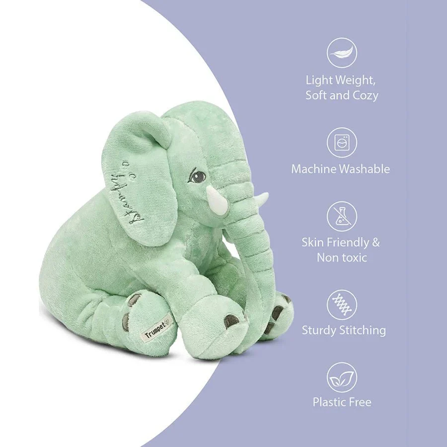 Stampy Knitted Baby Elephant Soft Toys Big - Image 5