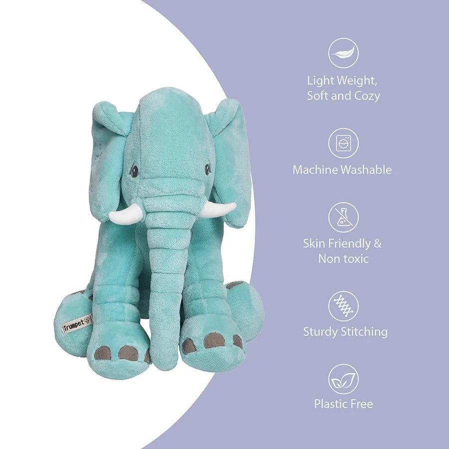 Stampy Knitted Soft Toy Elephant - Image 6