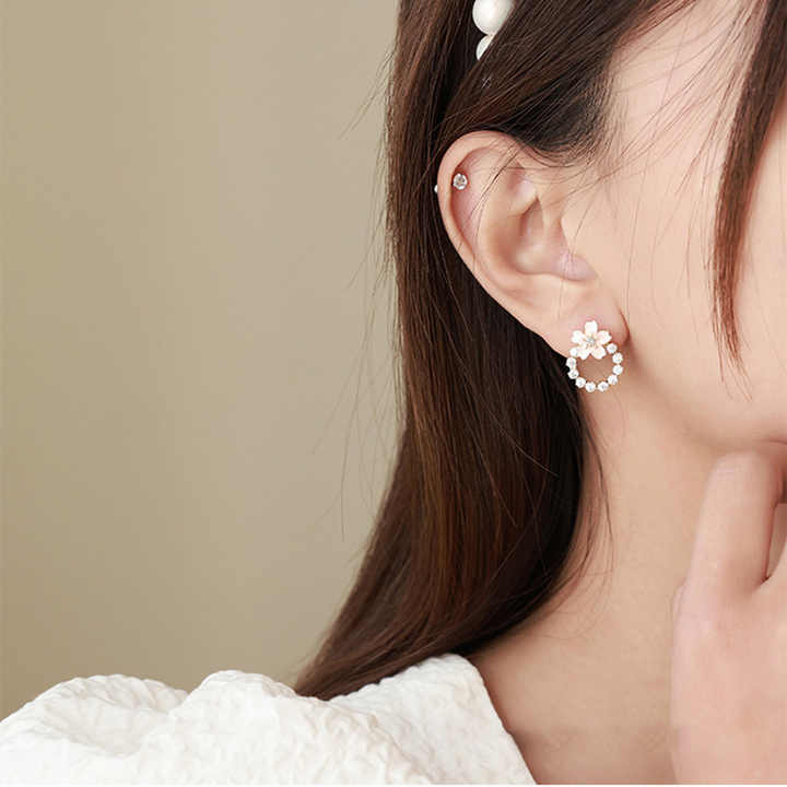 Starry Silhouettes Flower Stud Earring — Buy Any 5 for Rs. 599 - Image 4