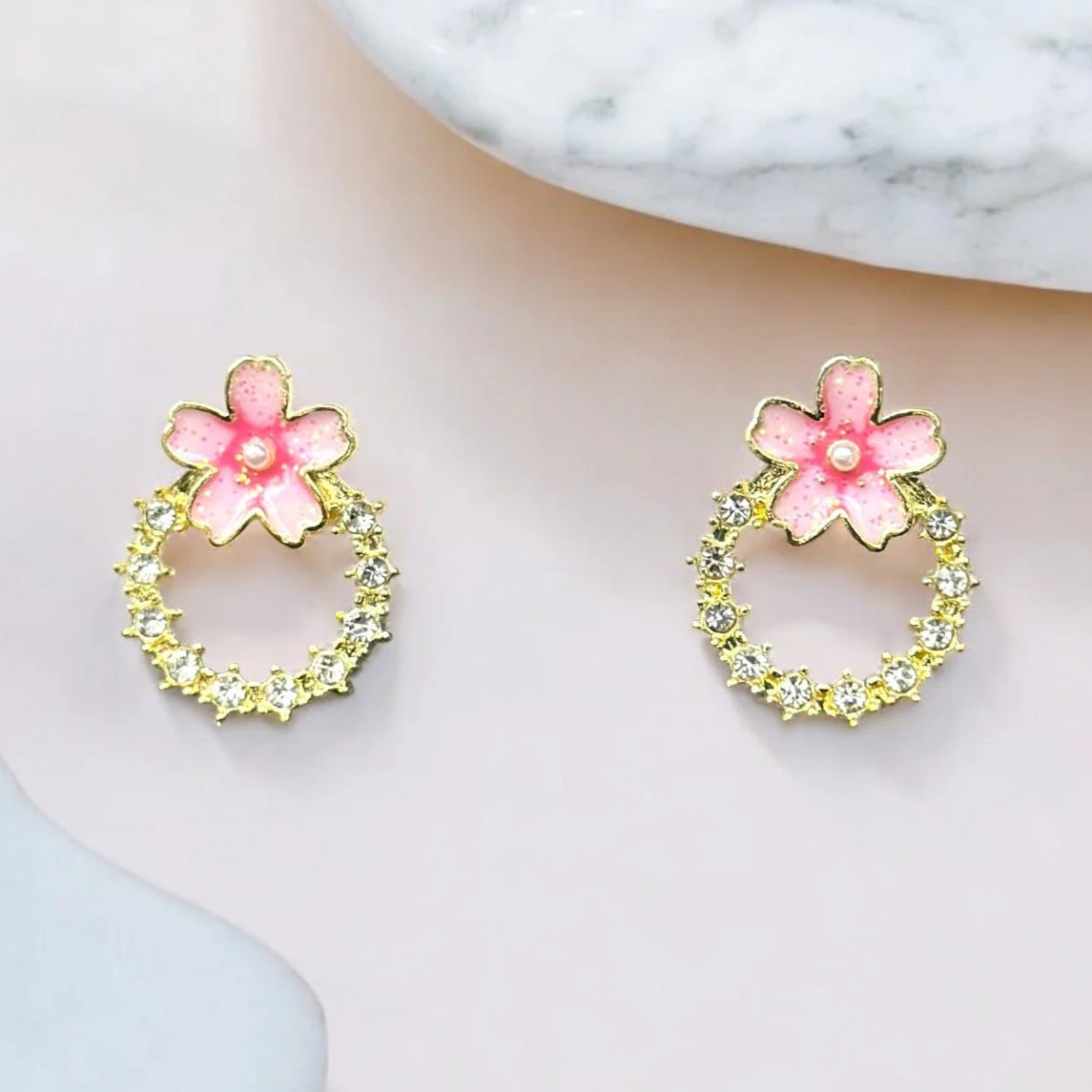 Starry Silhouettes Flower Stud Earring — Buy Any 5 for Rs. 599 - Image 5