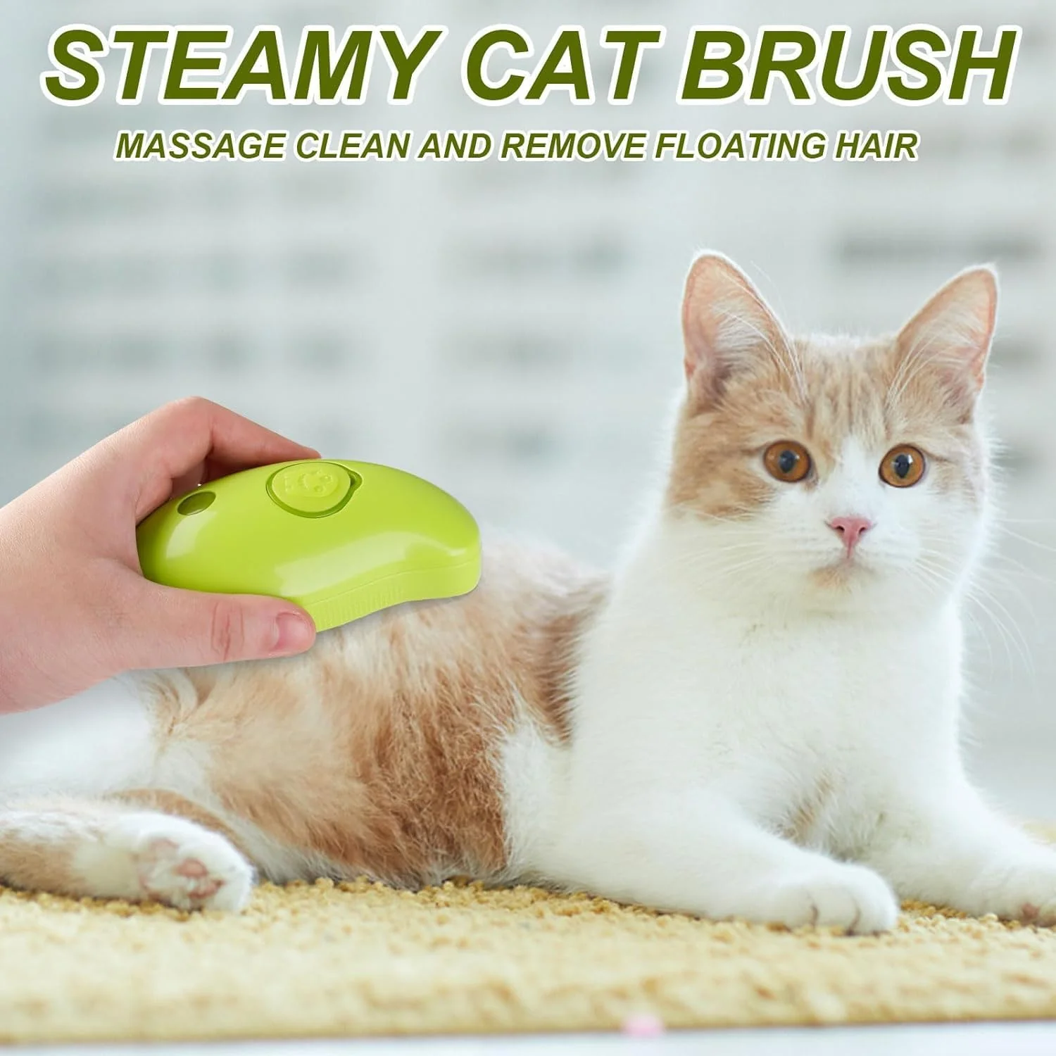 Steamu: 3-in-1 Pet Hairbrush with Steam for Gentle Grooming & Shedding Control in Cats & Dogs - Image 5
