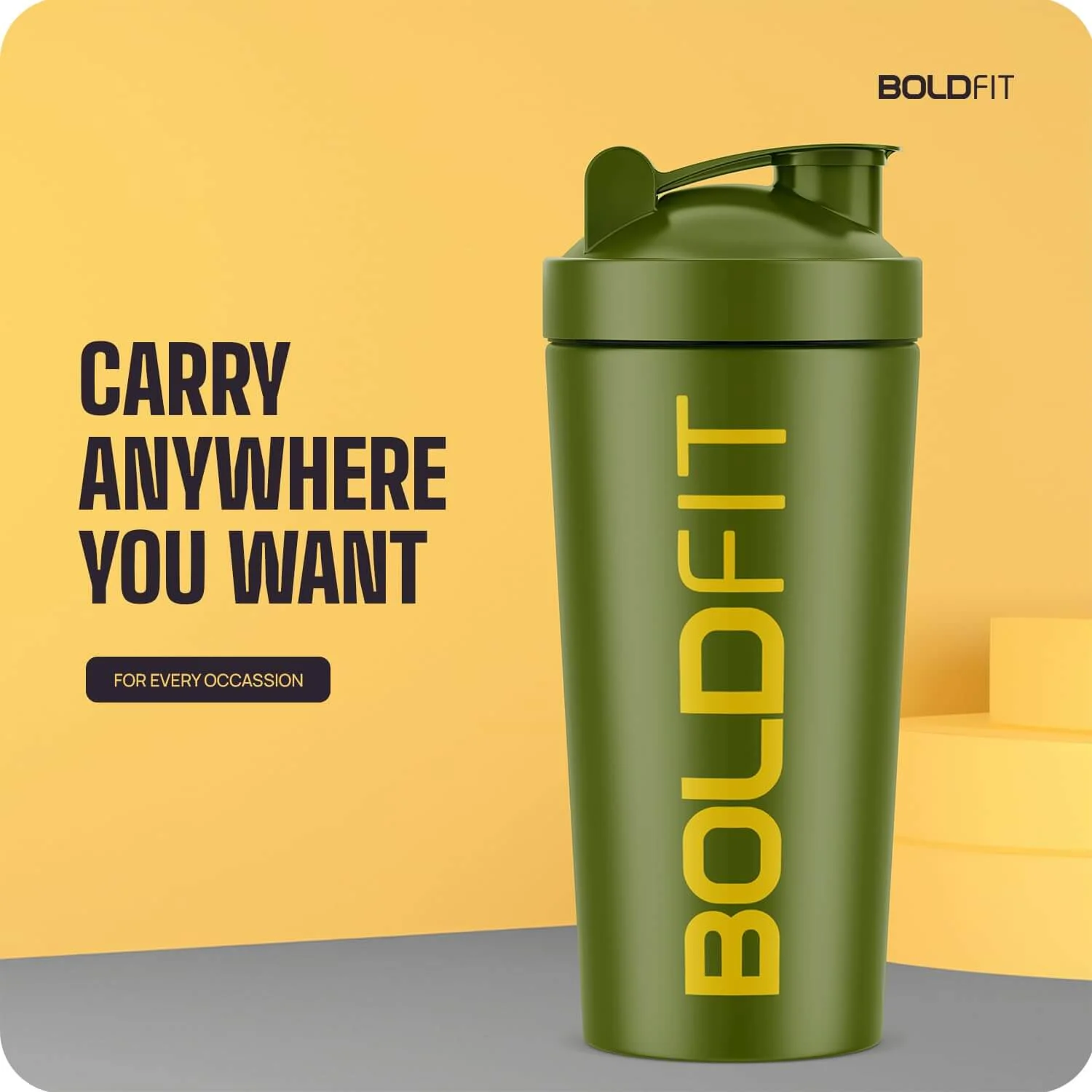 Steel Shaker Bottles for Gym 700ml - Image 11