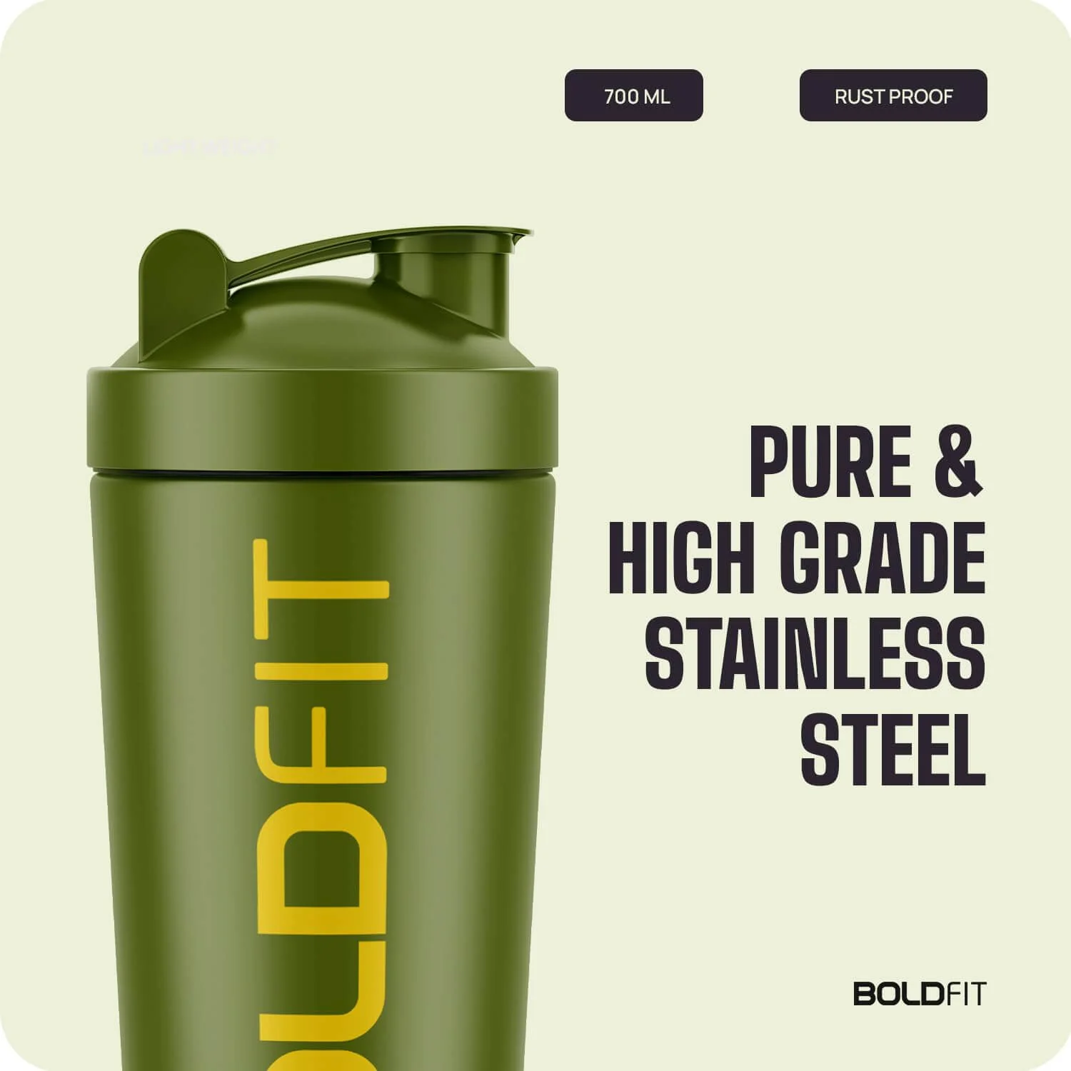 Steel Shaker Bottles for Gym 700ml - Image 12