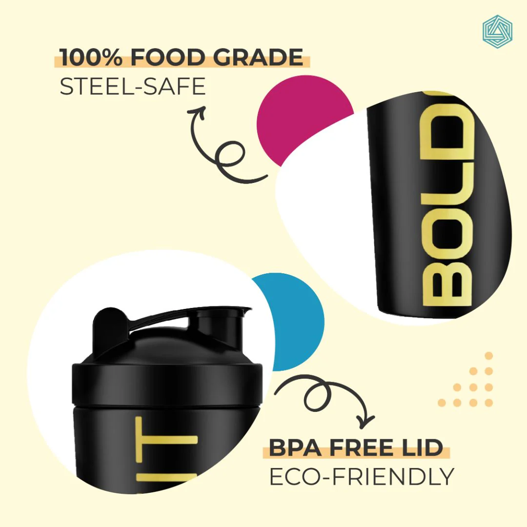 Steel Shaker Bottles for Gym 700ml - Image 3