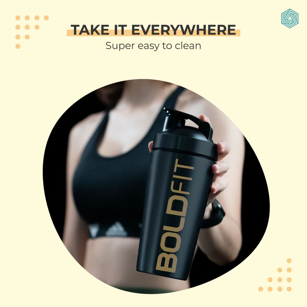 Steel Shaker Bottles for Gym 700ml - Image 4