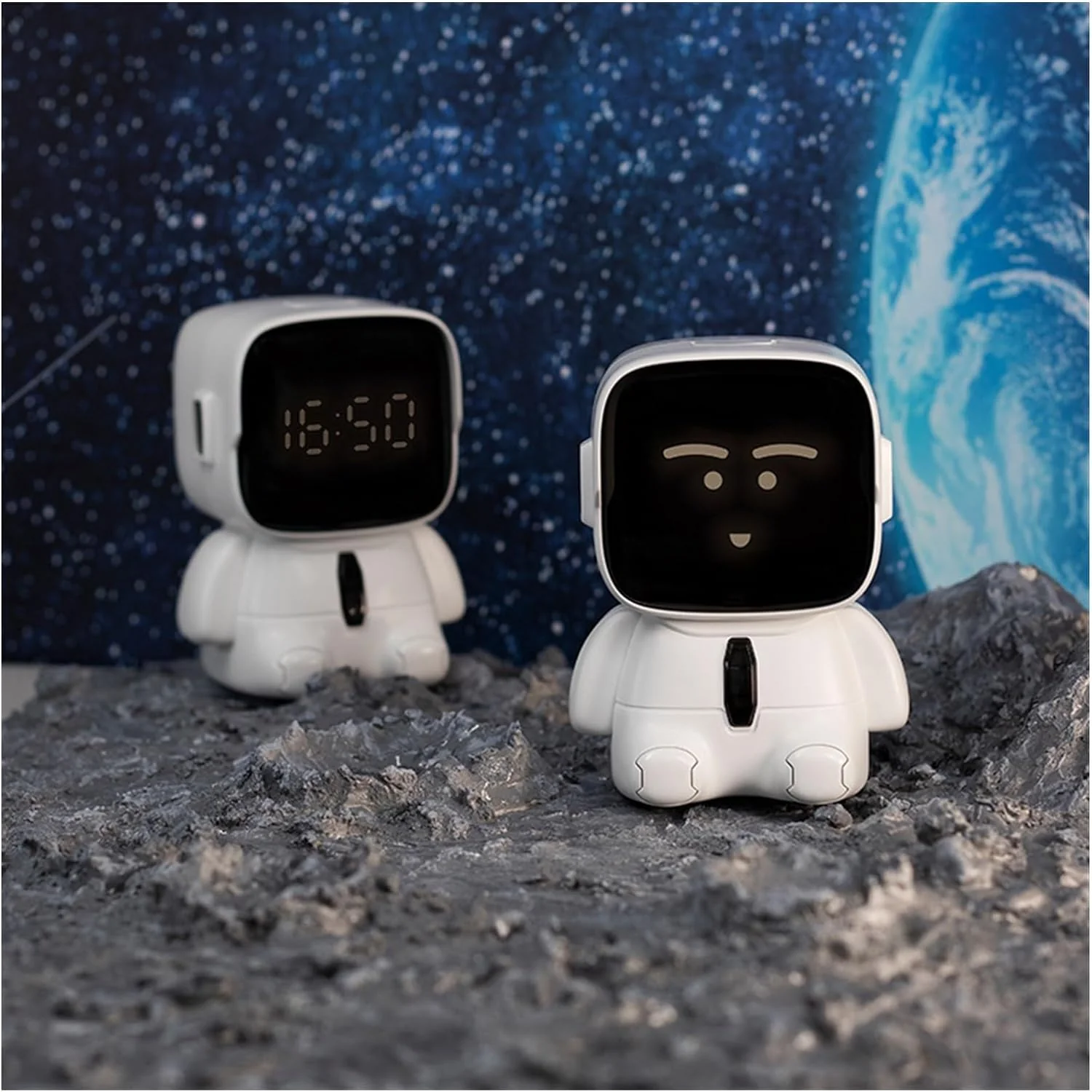 Stellar: LED Astronaut Digital Alarm Clock with Cute Expressions, Snooze Mode & Adjustable Volume for Kids & Desk DƩcor - Image 3