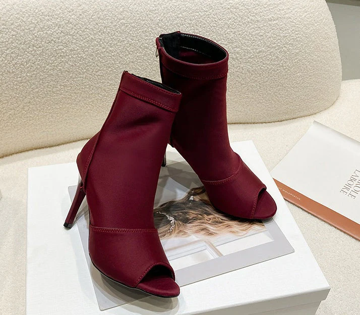 Stevie Peeptoe Boots - Image 7