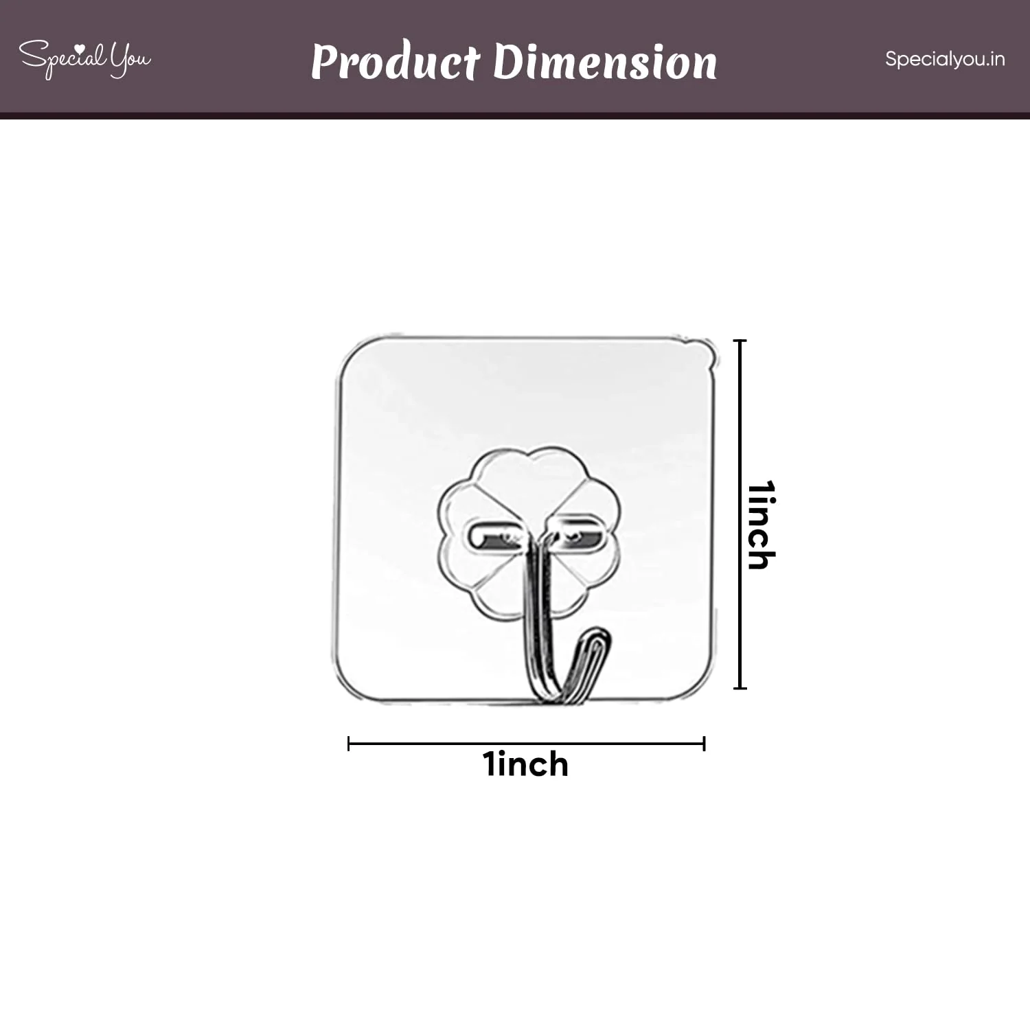 Sticky Hooks for Hanging accessories items - Image 3