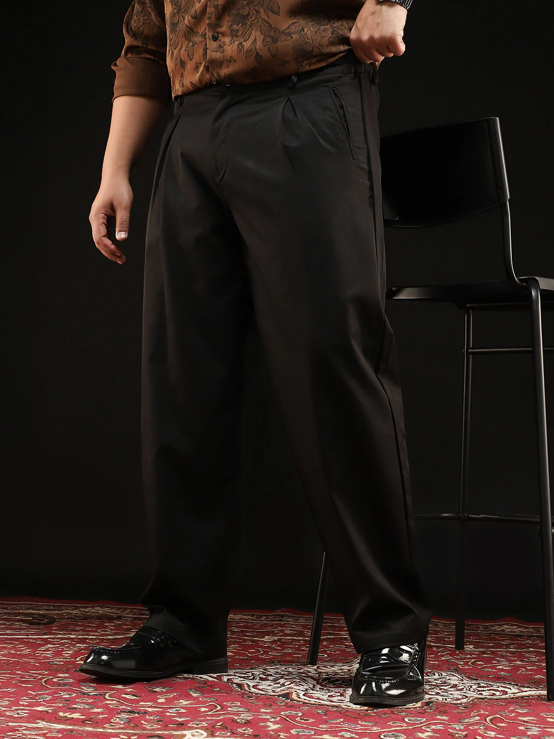 Straight-Fit Pleated Trousers - Image 115
