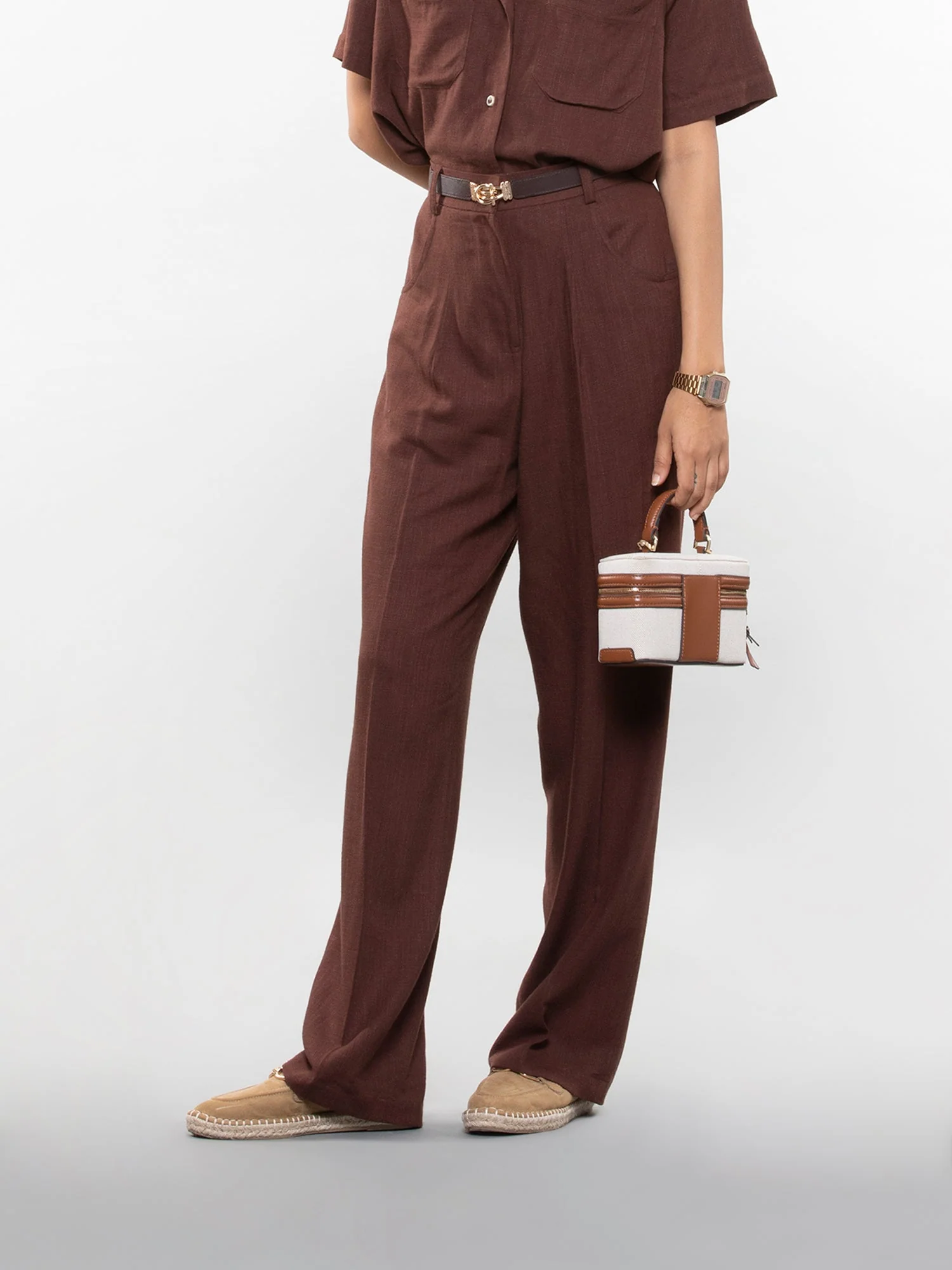 Straight linen pants - Image 30