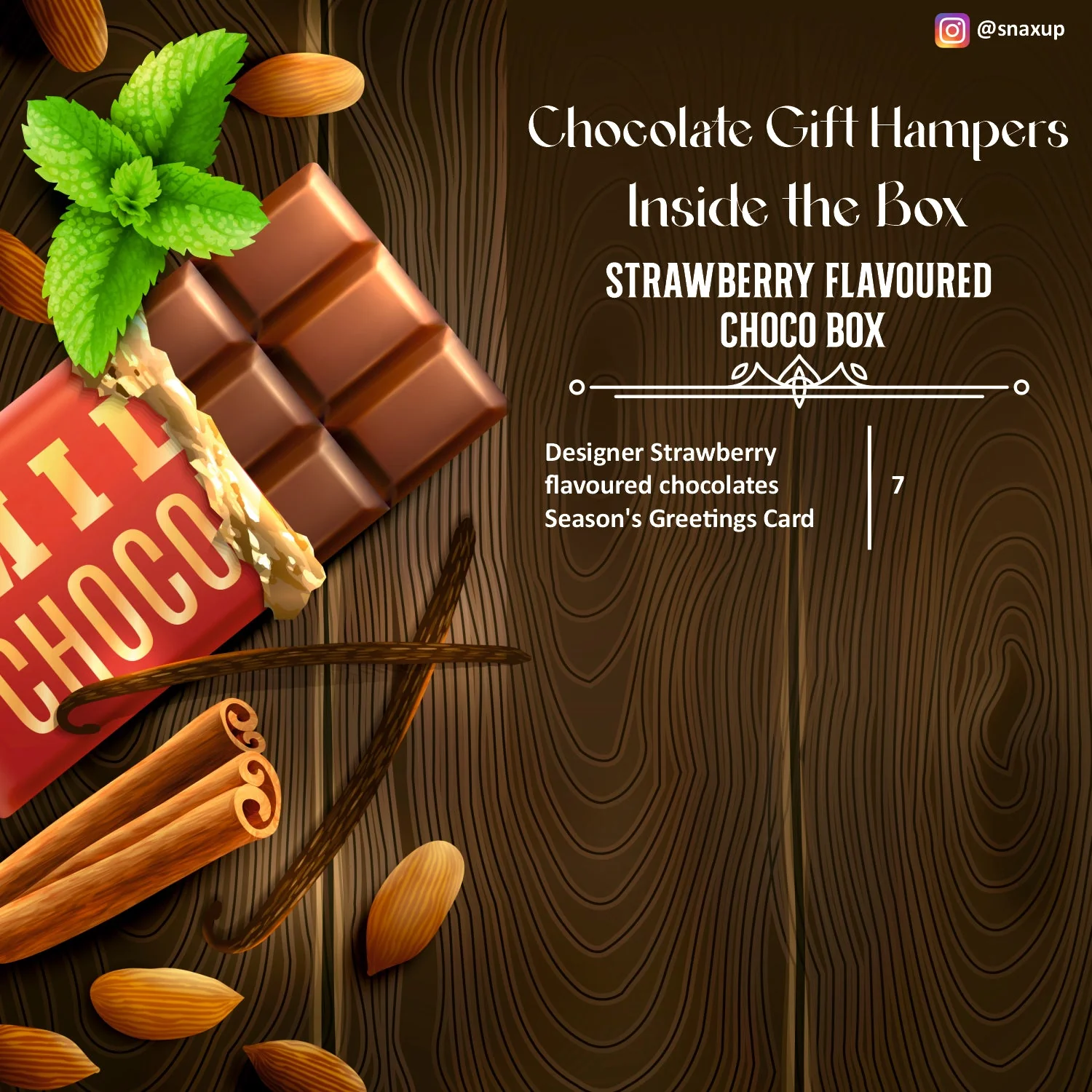 Strawberry Flavoured Choco Box - Image 3