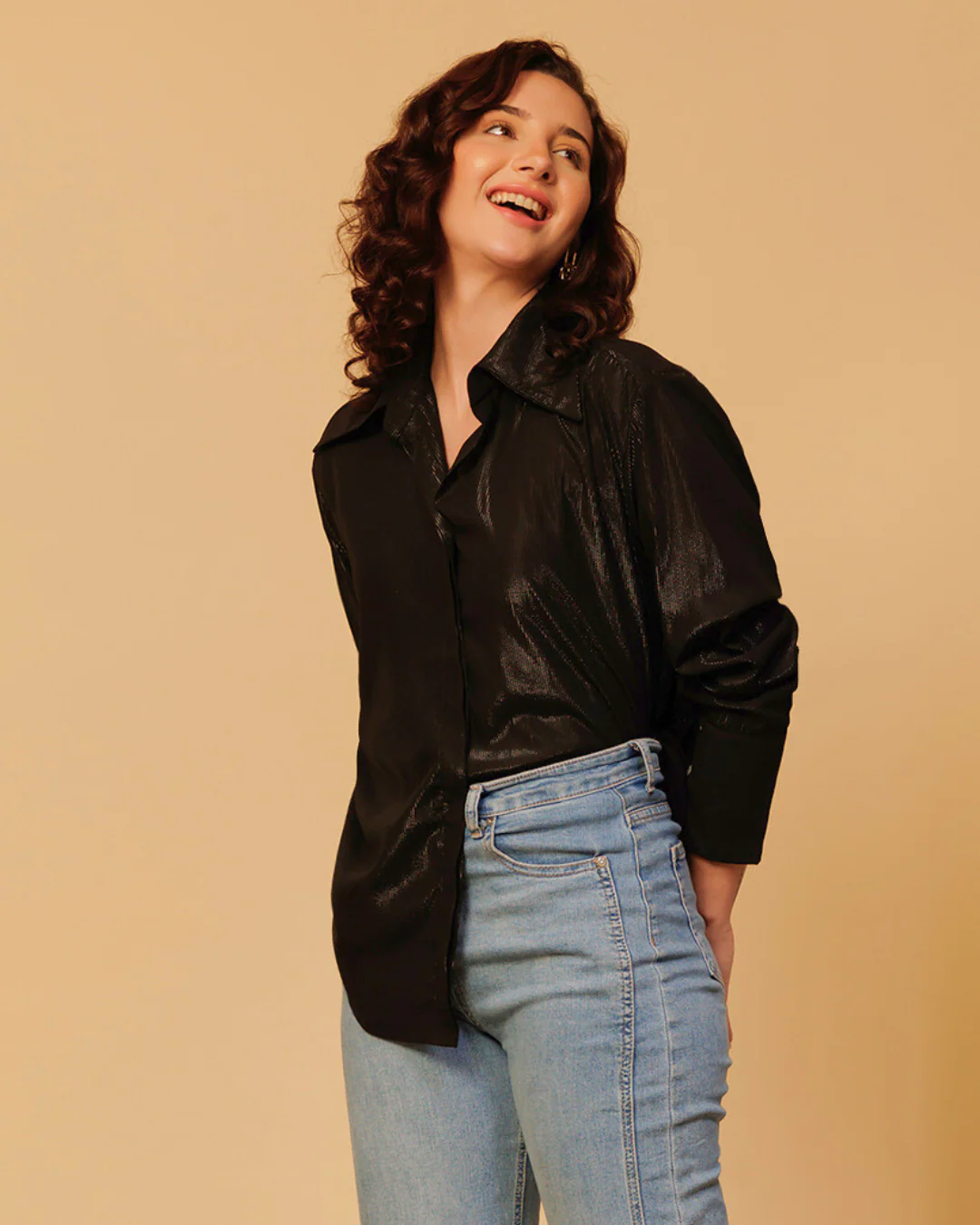 Stylish Shimmer Shirt for Women – Dazzling Glamwear for Evenings & Events - Image 12