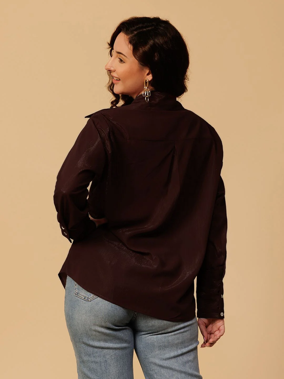 Stylish Shimmer Shirt for Women – Dazzling Glamwear for Evenings & Events - Image 32